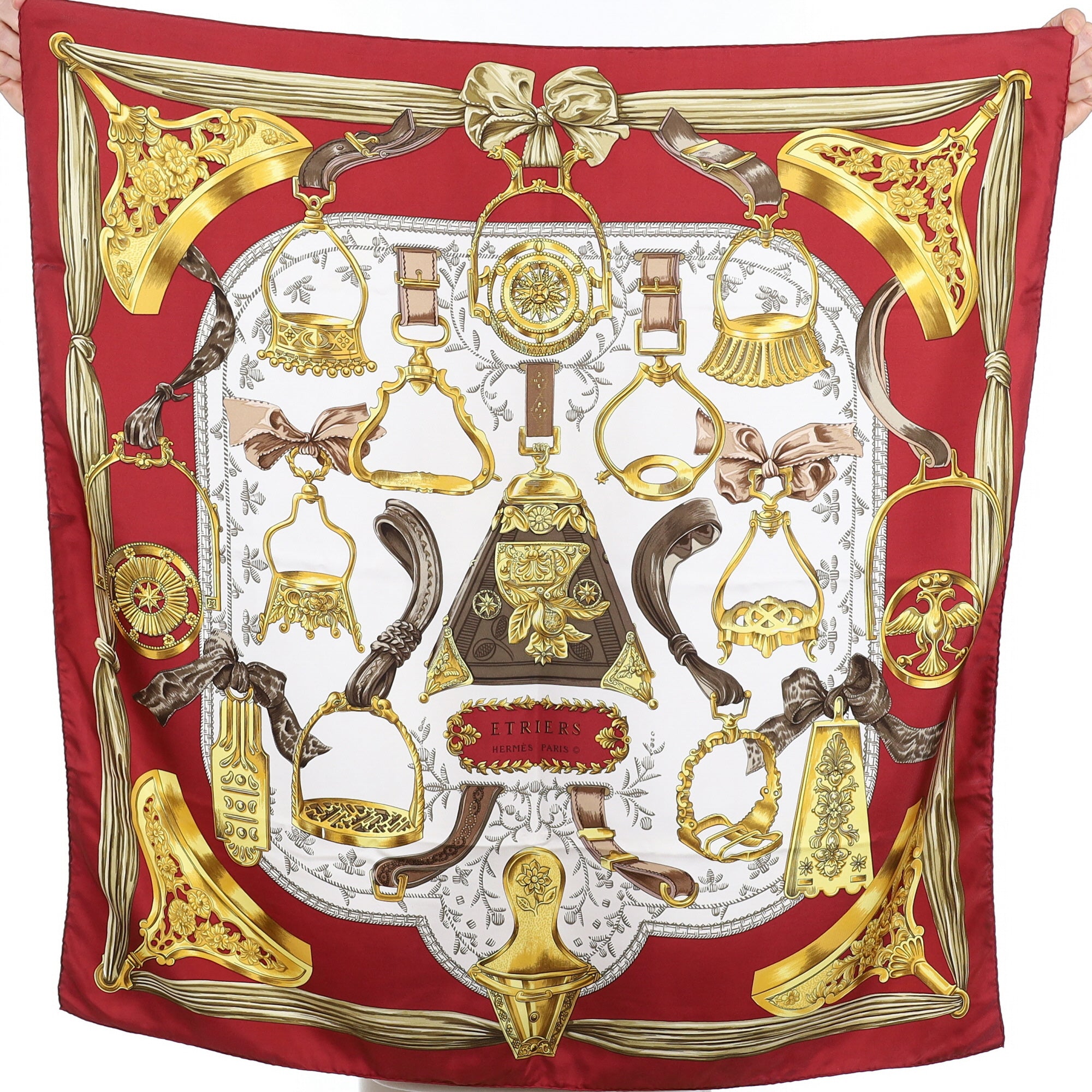 Hermès Etriers Silk Scarf