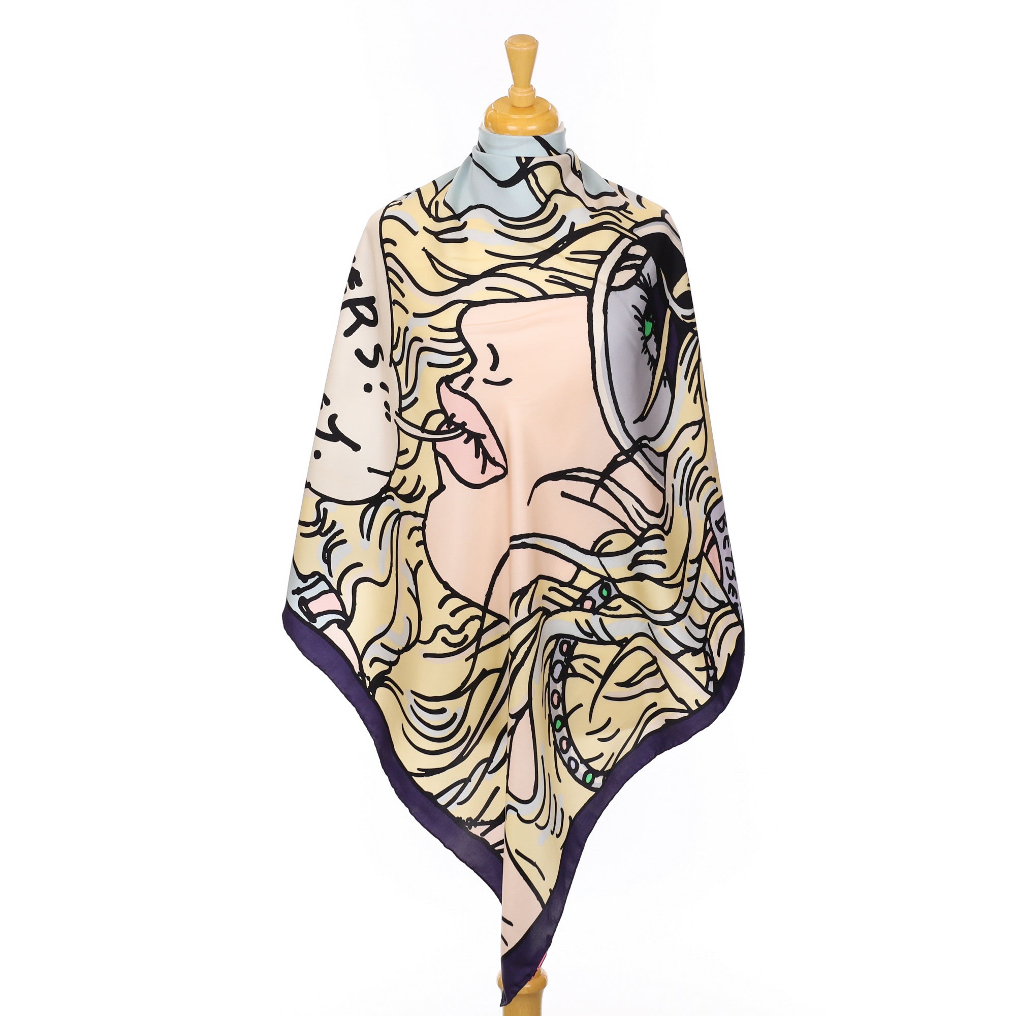 Betsey Johnson Designer Silk Scarf