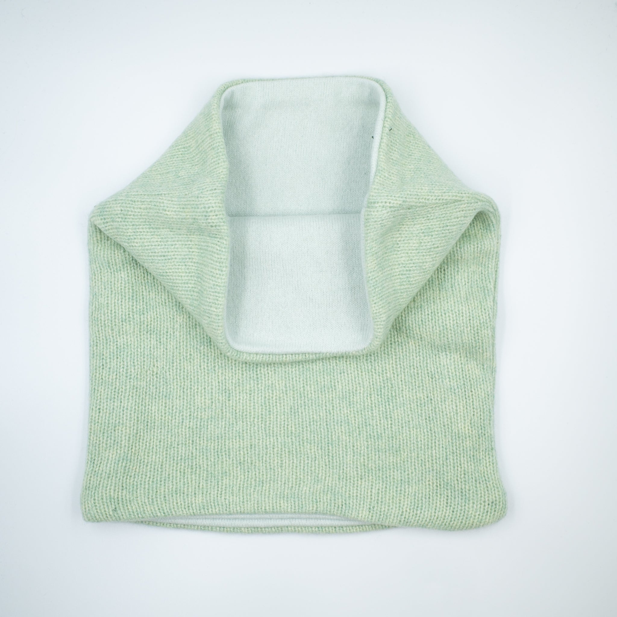 Sage Green and Mint Double Layered Snood