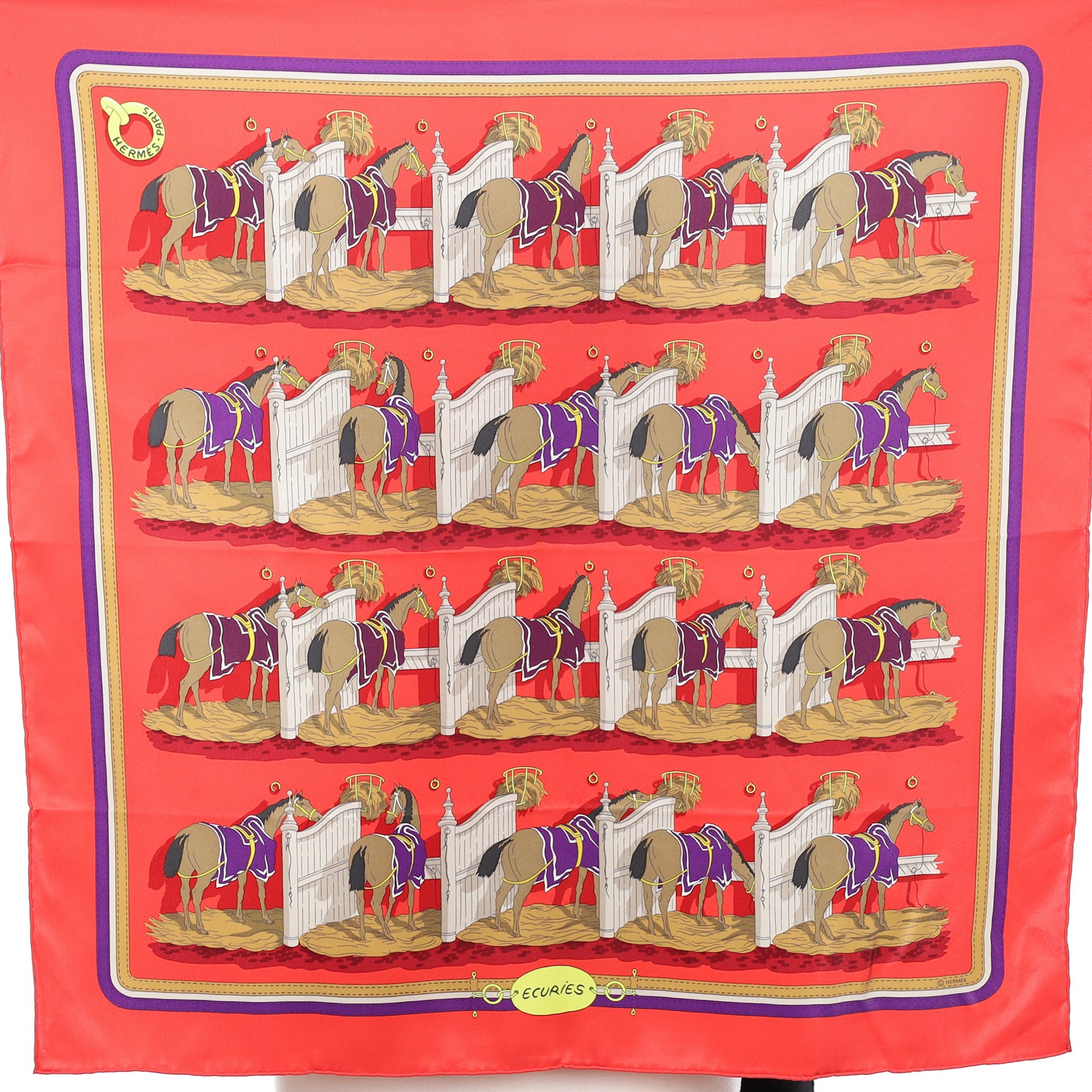 Hermès Ecuries Silk Scarf