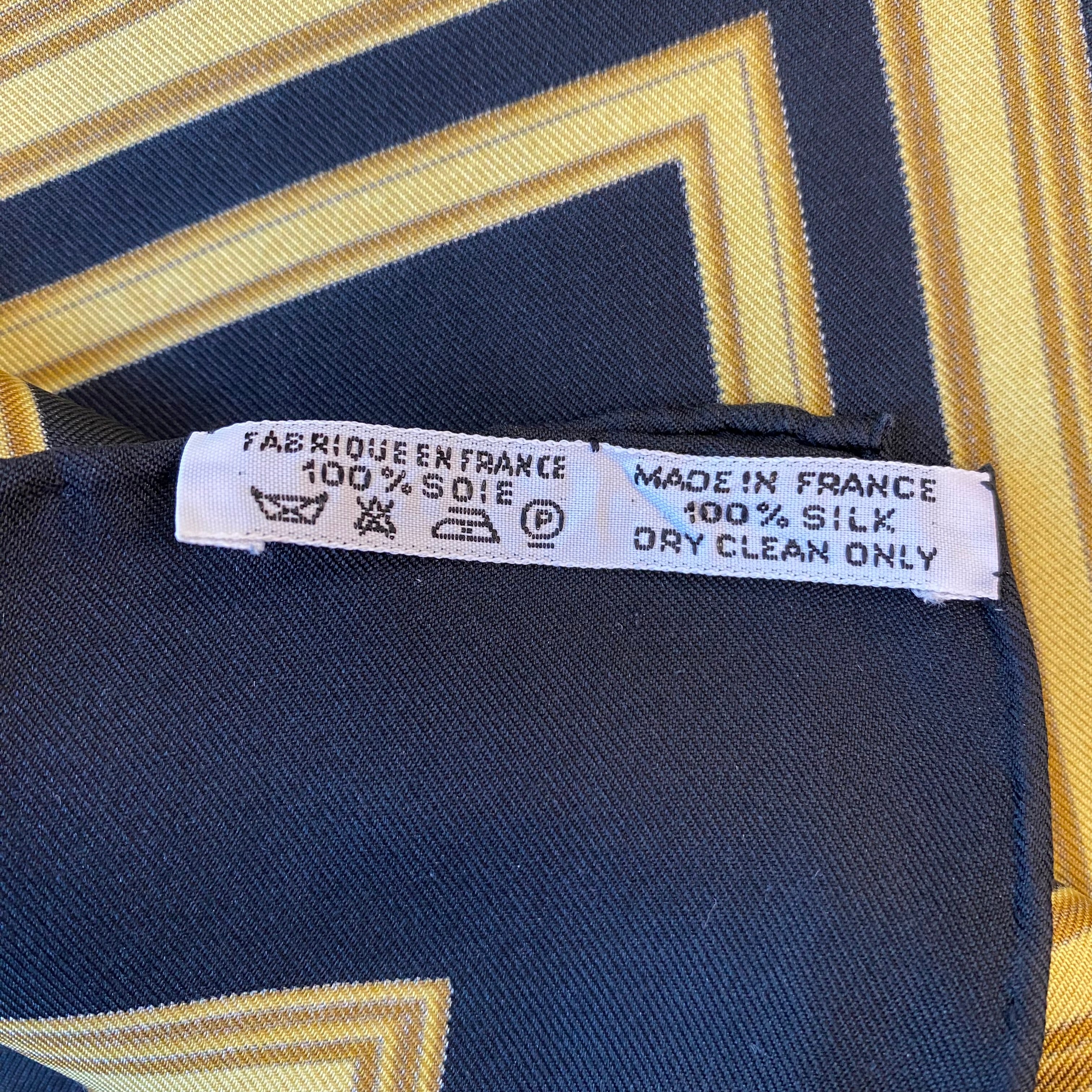 Hermès Les Tuileries Designer Silk Scarf