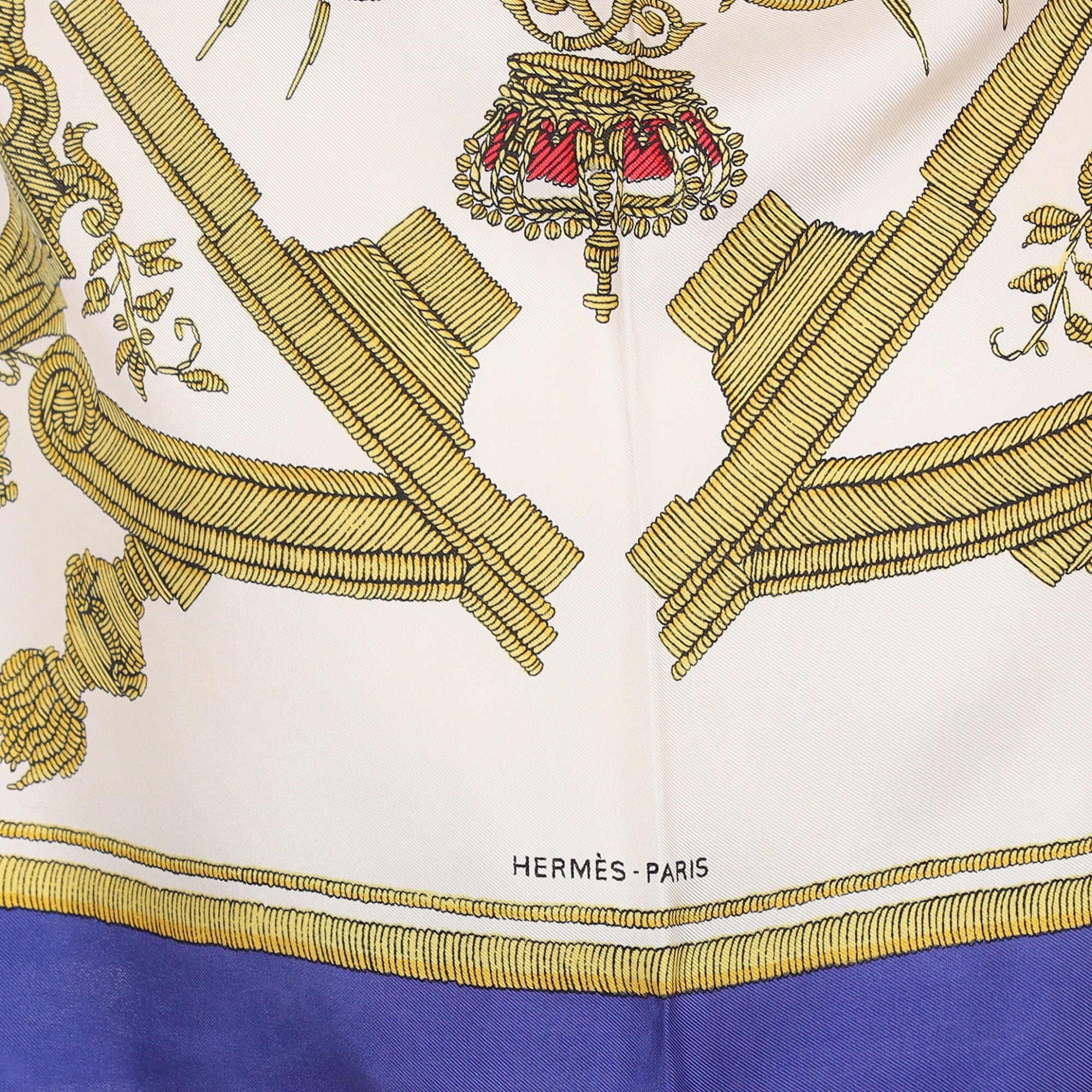 Hermès Deo Juvante Monaco Vintage Silk Scarf Quite Rare