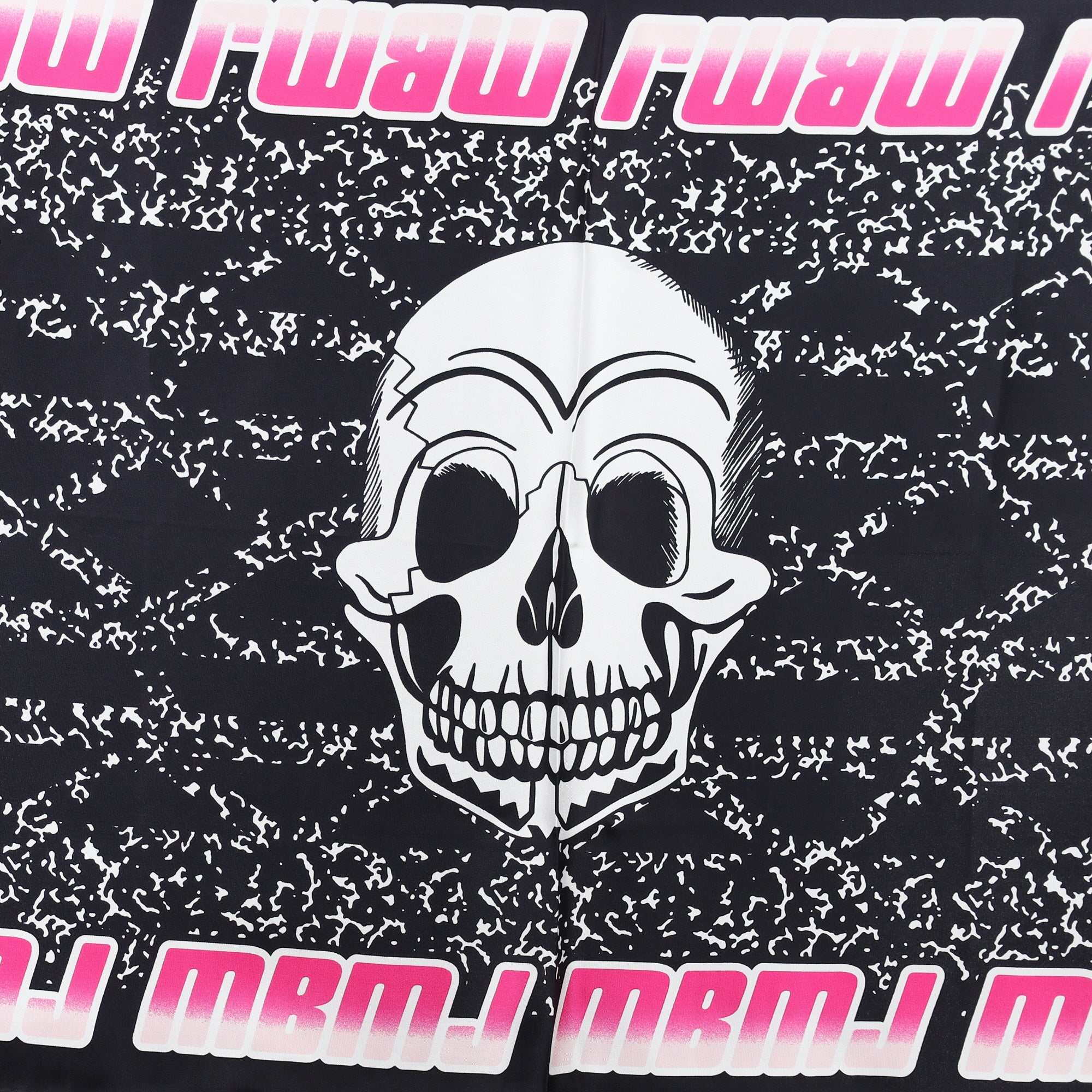 Immaculate Marc By Marc Jacob’s Skull Design Silk Scarf