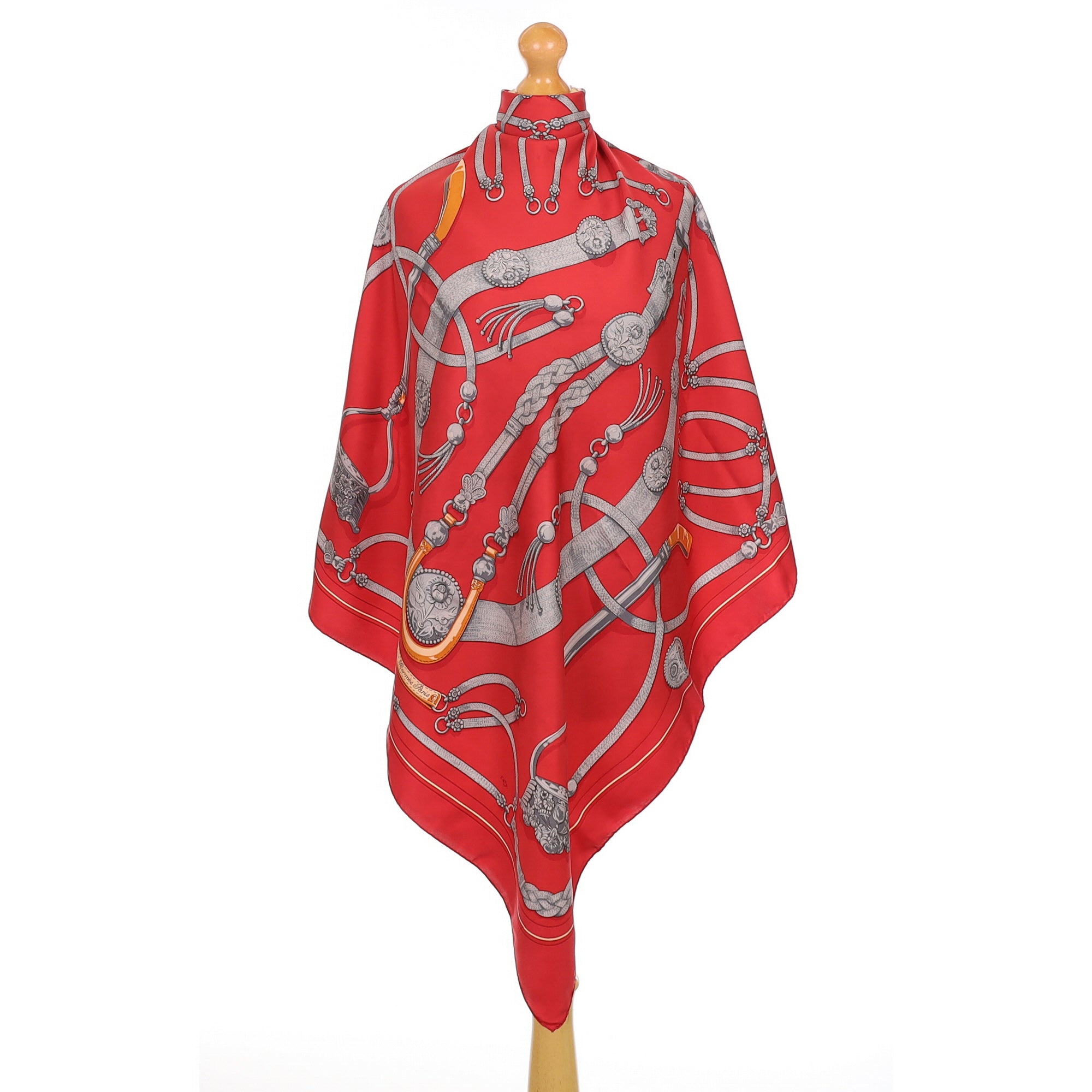 Hermès Gaucho par Hermès Paris Silk Scarf