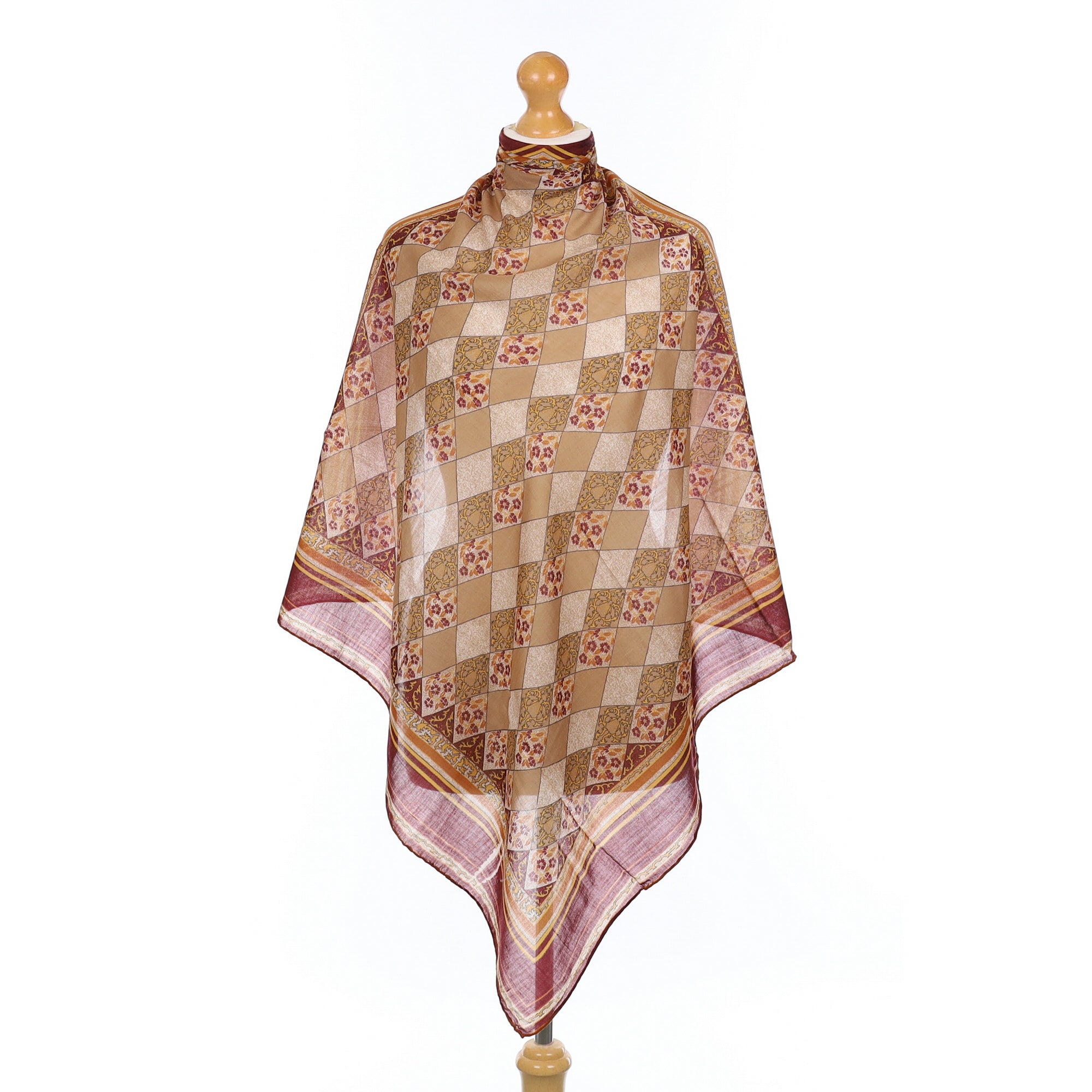 Brand New 1970’s Ostinelli Vintage Cashmere & Silk Scarf