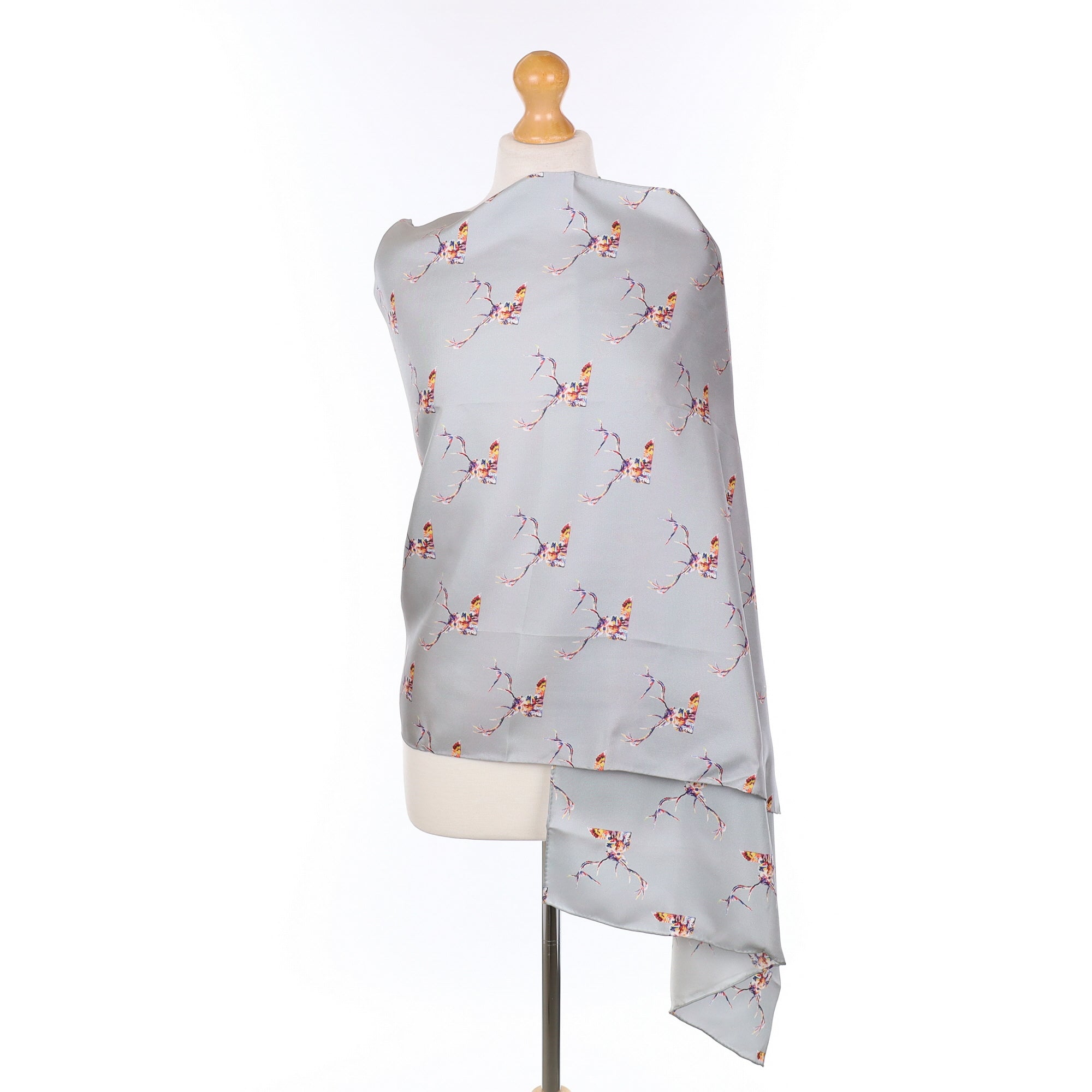 Brand New Stag Silk Scarf