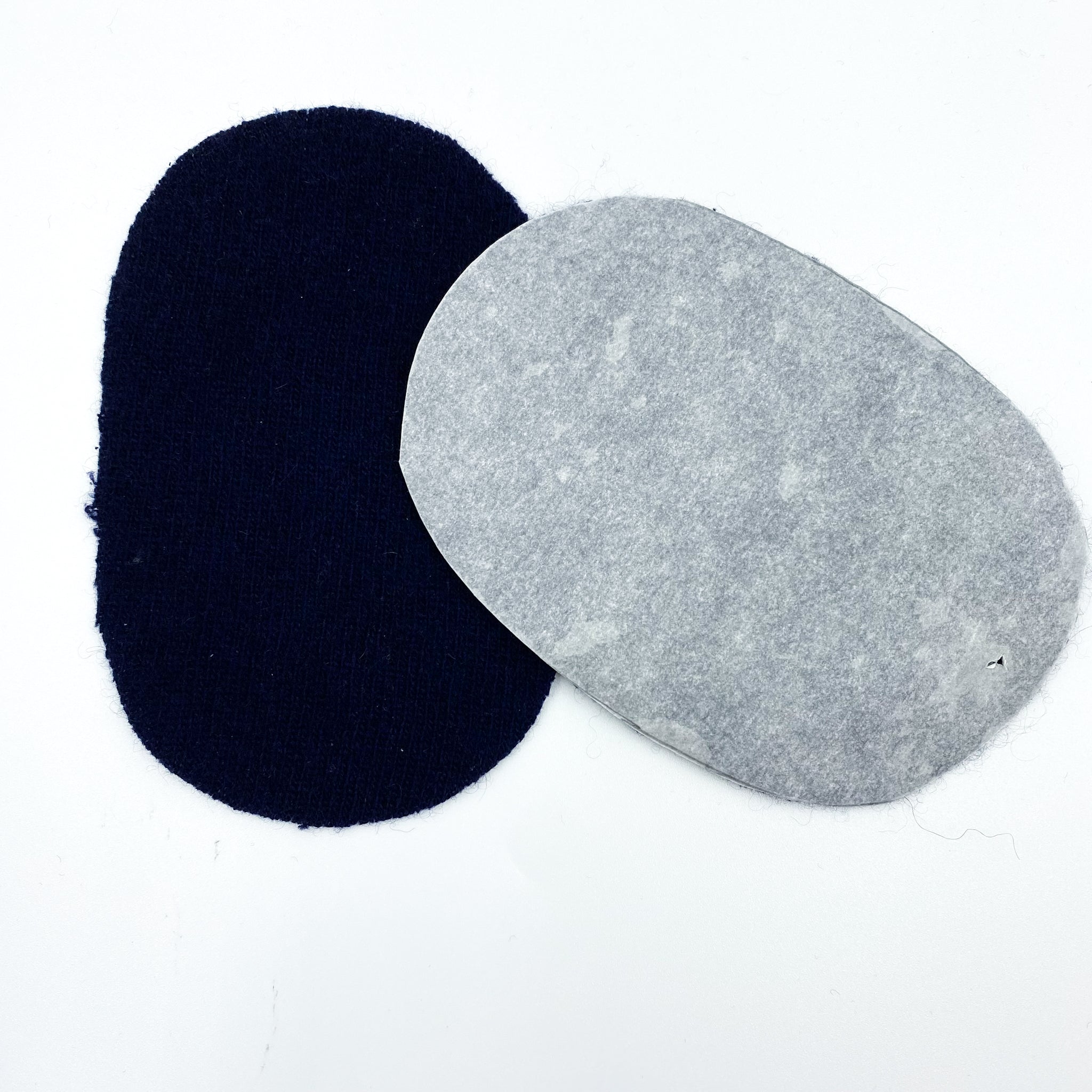 Navy Blue Elbow Patches for Machine Use - Large