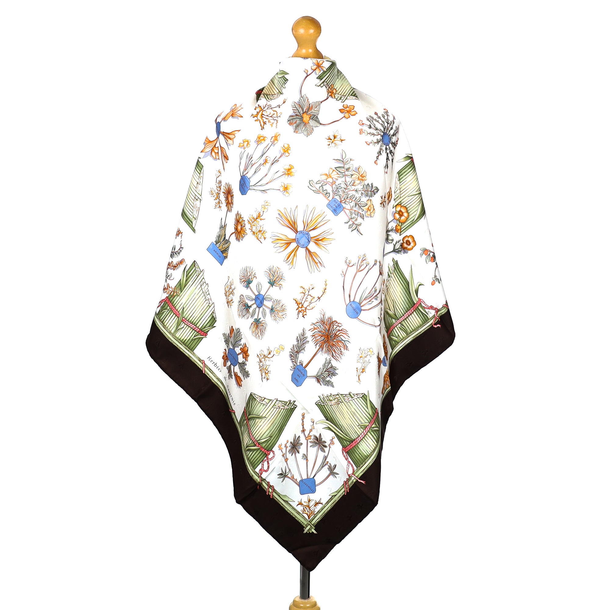 Brand New Boxed Hermès Herbier de Gavarnie Silk Scarf Quite Rare
