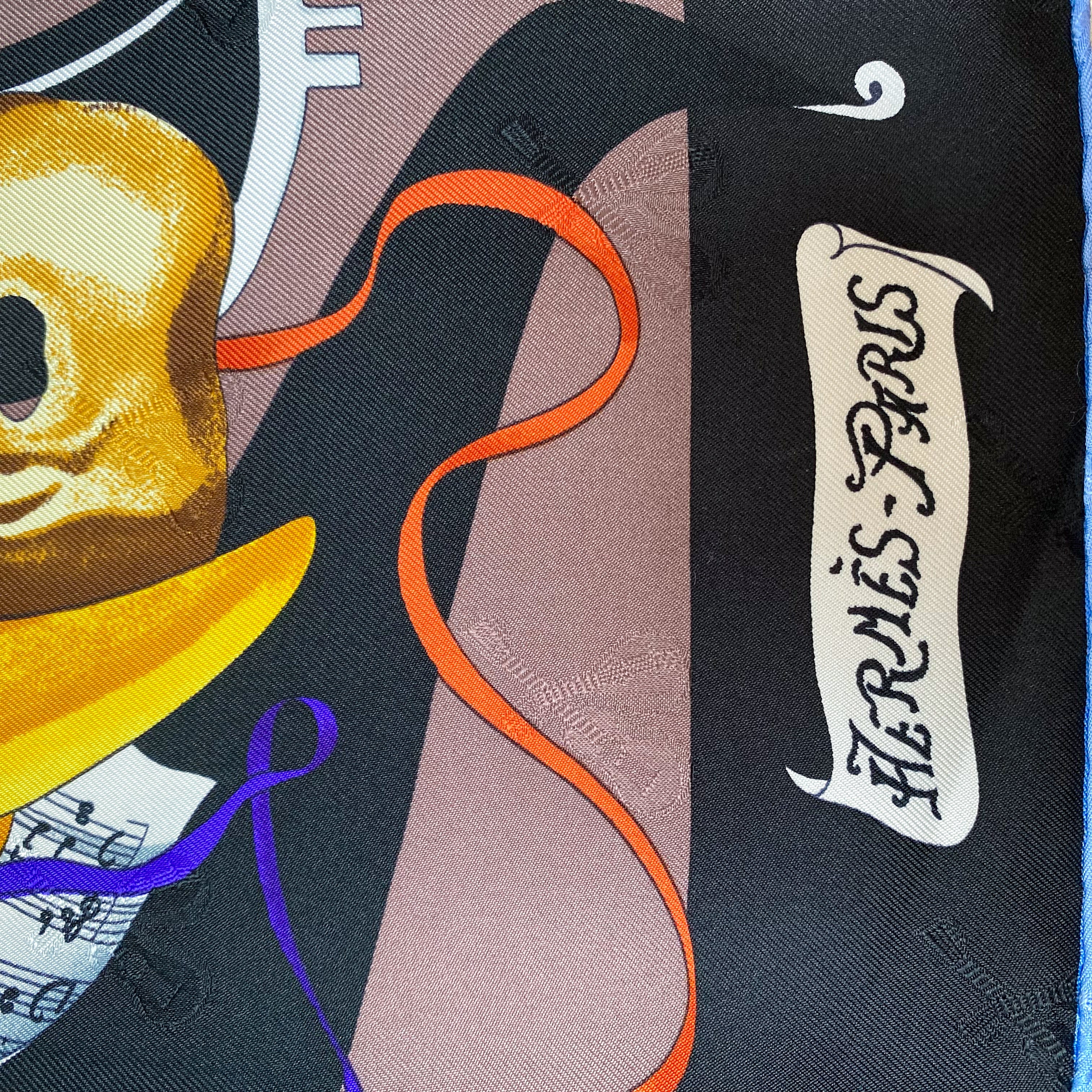Pristine Brand New Boxed Hermes Le Carnival de Venise Vintage Silk Scarf