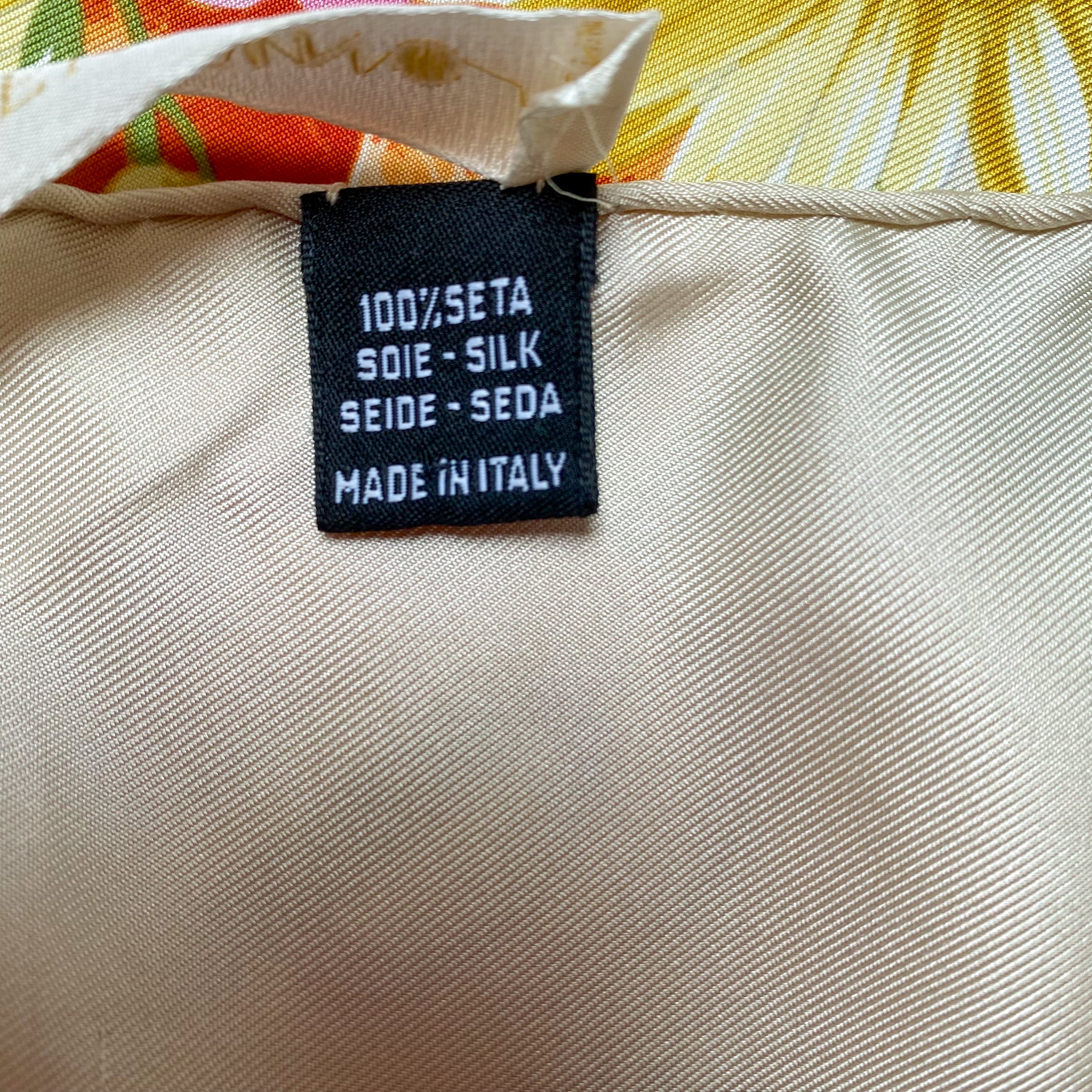 Stunning Valentino Floral Silk Scarf