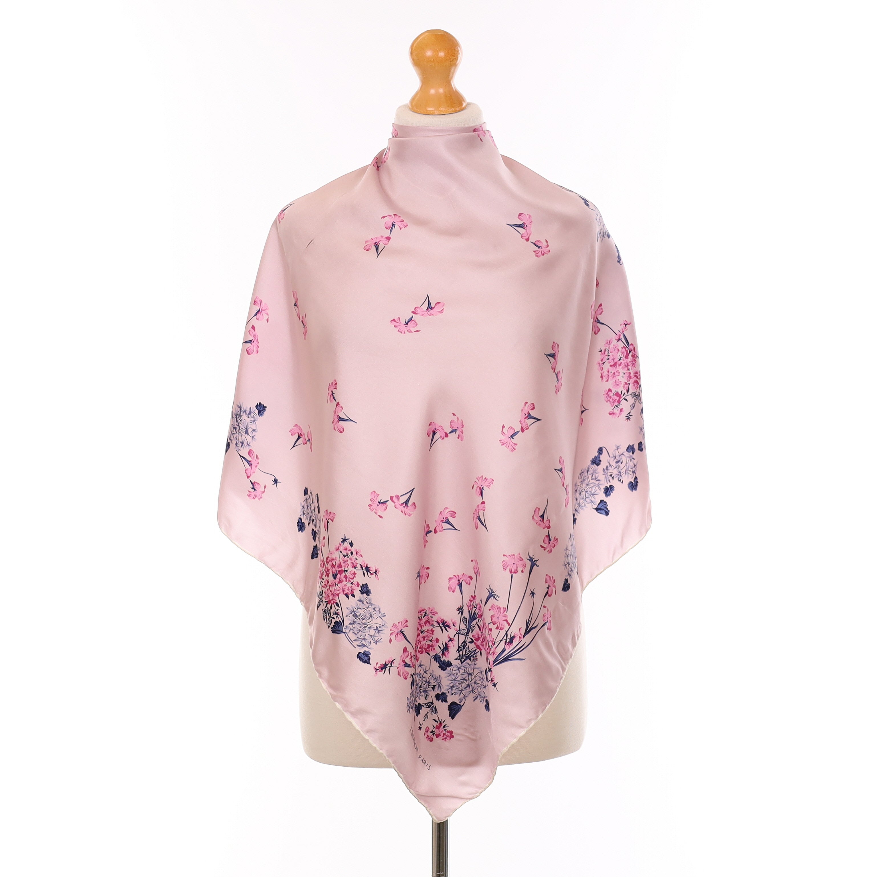 J D’ormont Floral Silk Scarf