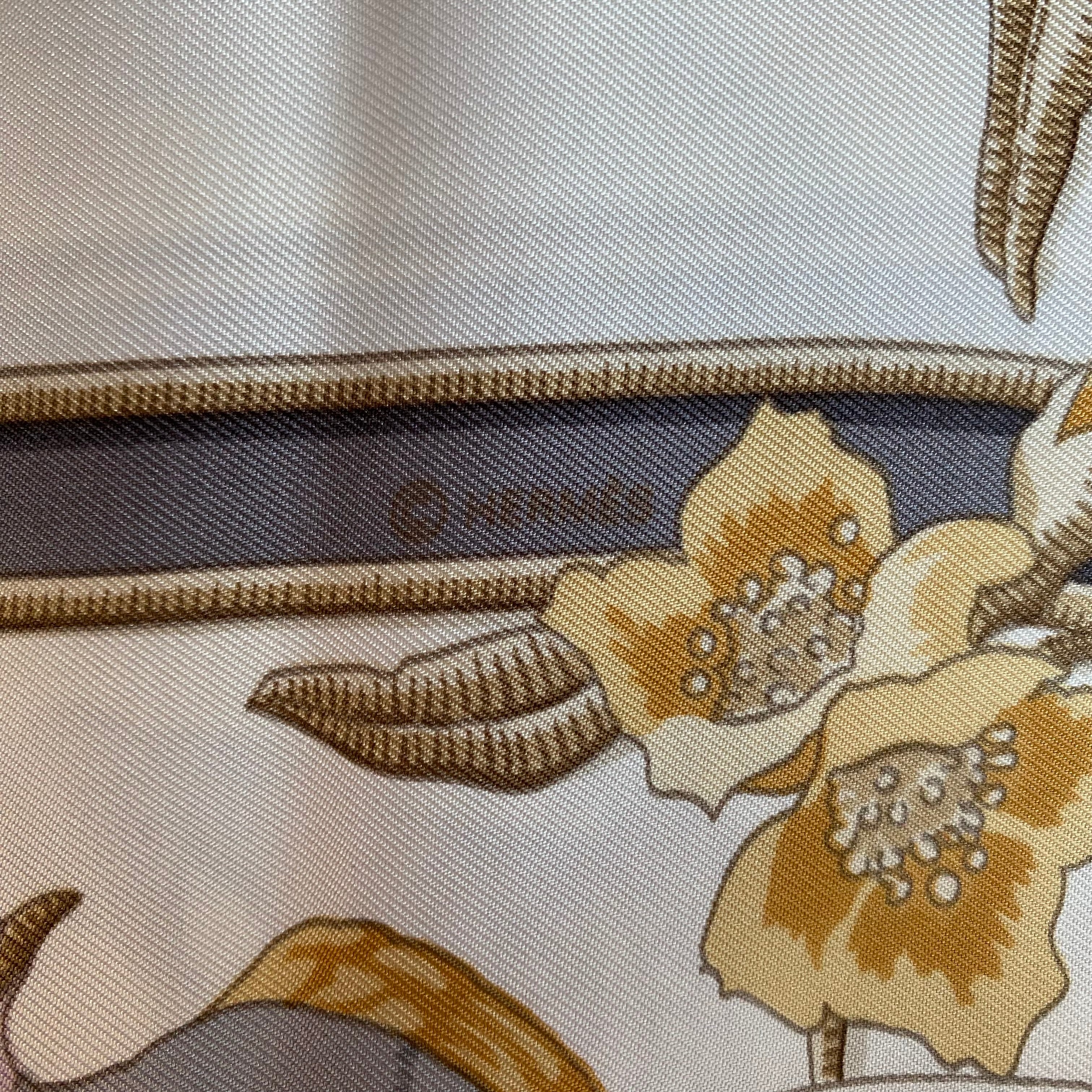 Hermès Caraïbes Silk Scarf