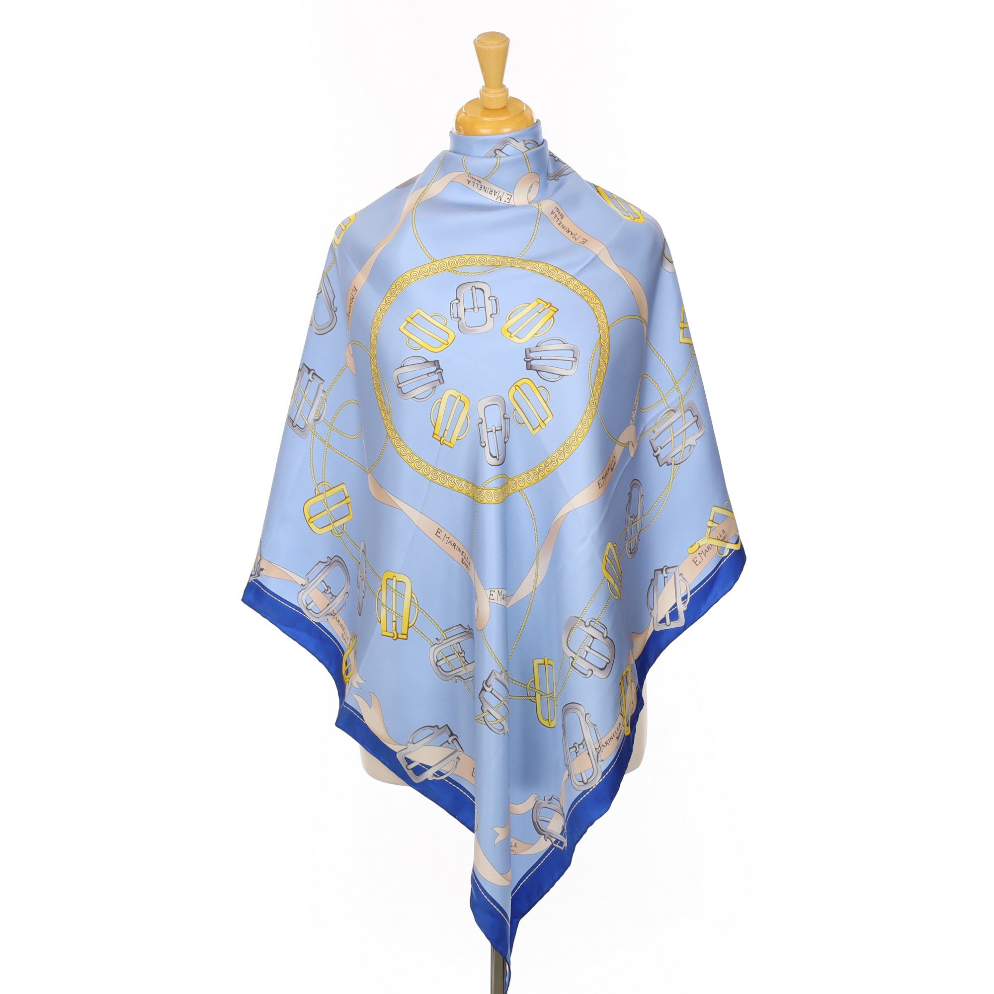 Brand New E.Marinella Designer Silk Scarf