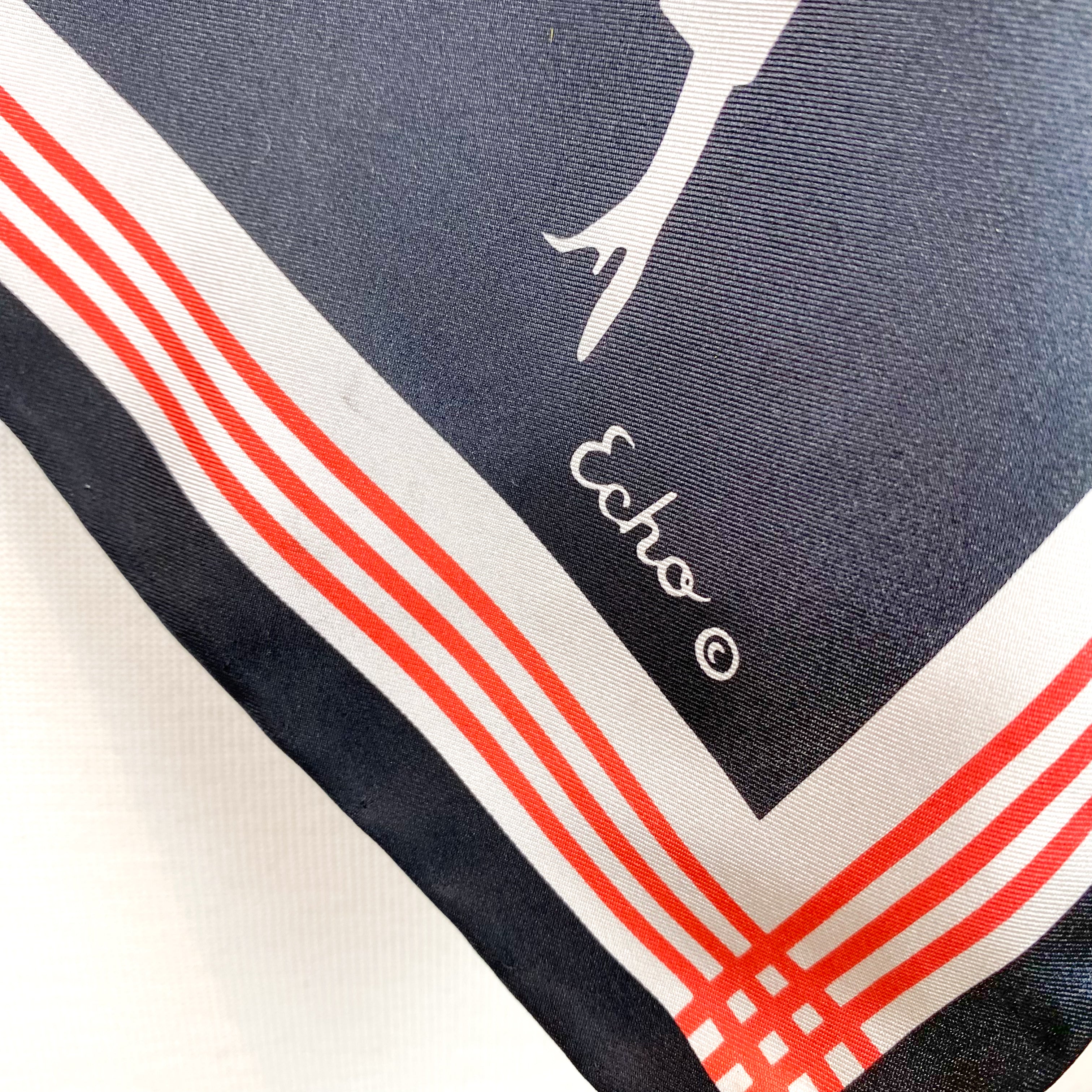 Silhouette Design Echo Vintage Silk Scarf