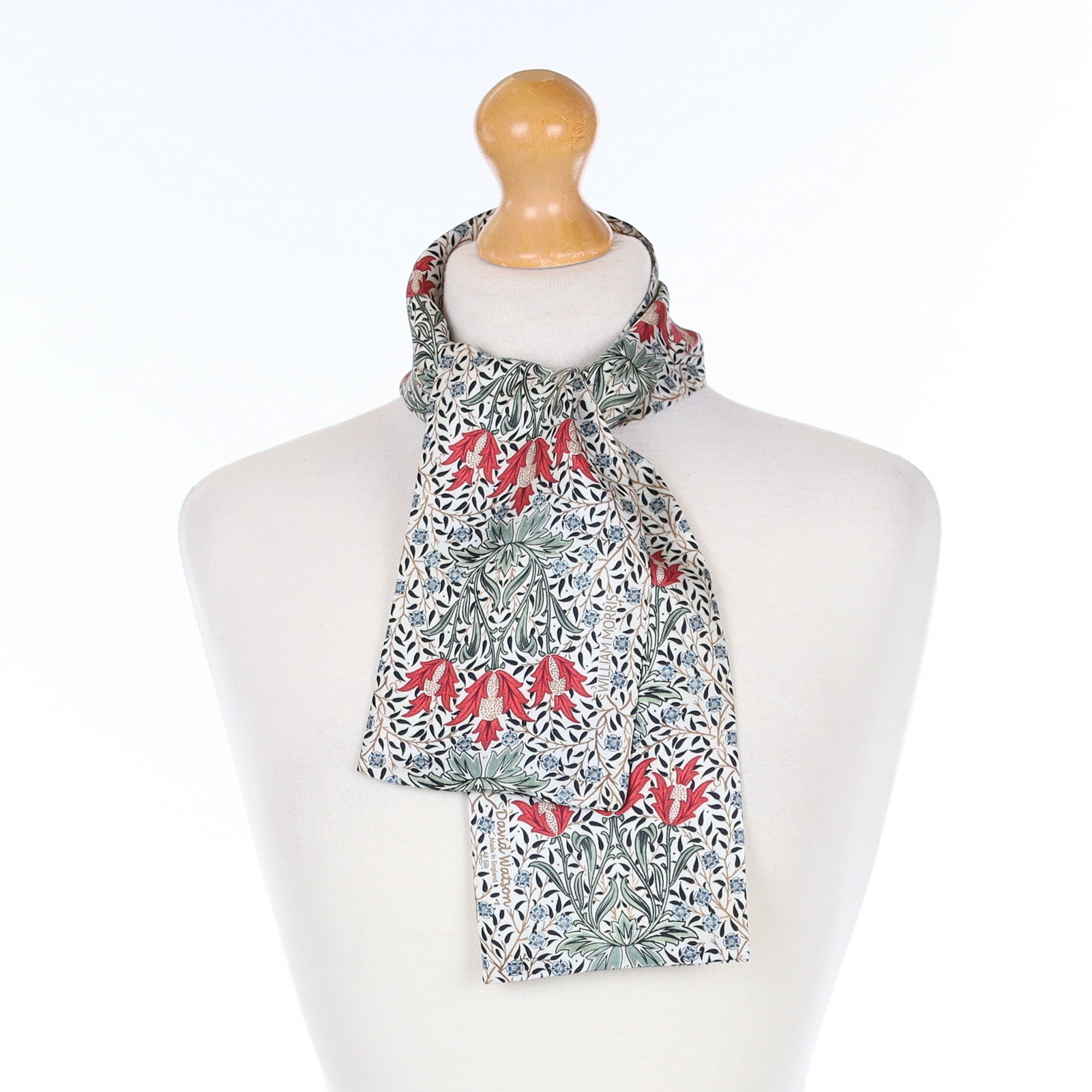 David Watson William Morris Print Silk Scarf