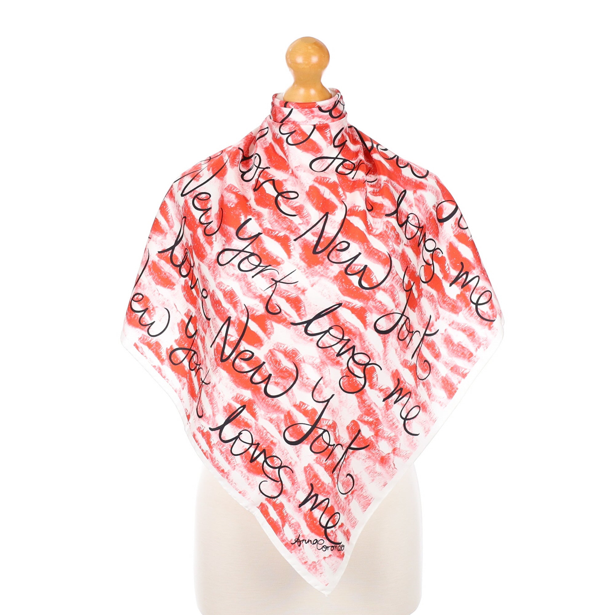 Brand New Anna Coroneo New York Silk Scarf
