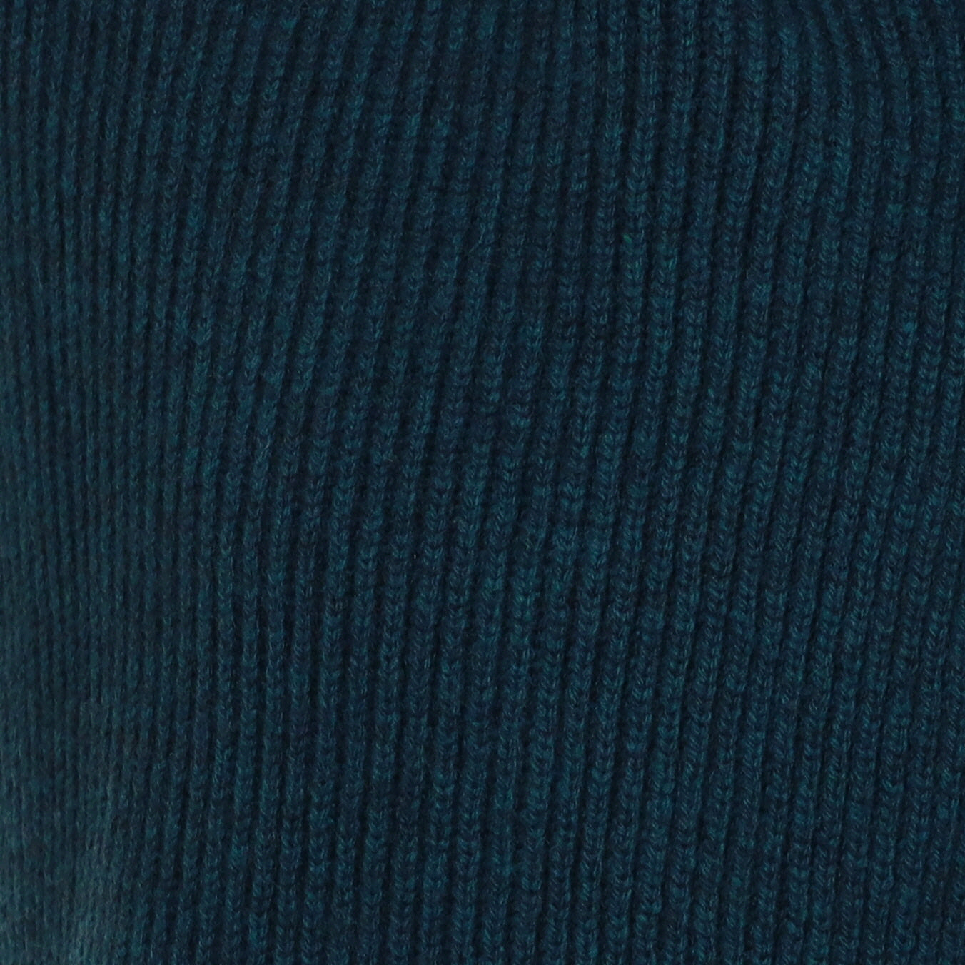 Brand New Scottish Teal Rib Cashmere Scarf