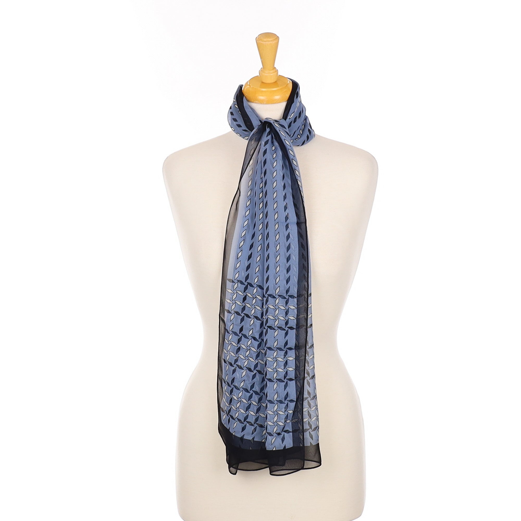 Brand New Country Casuals Blue Silk Scarf