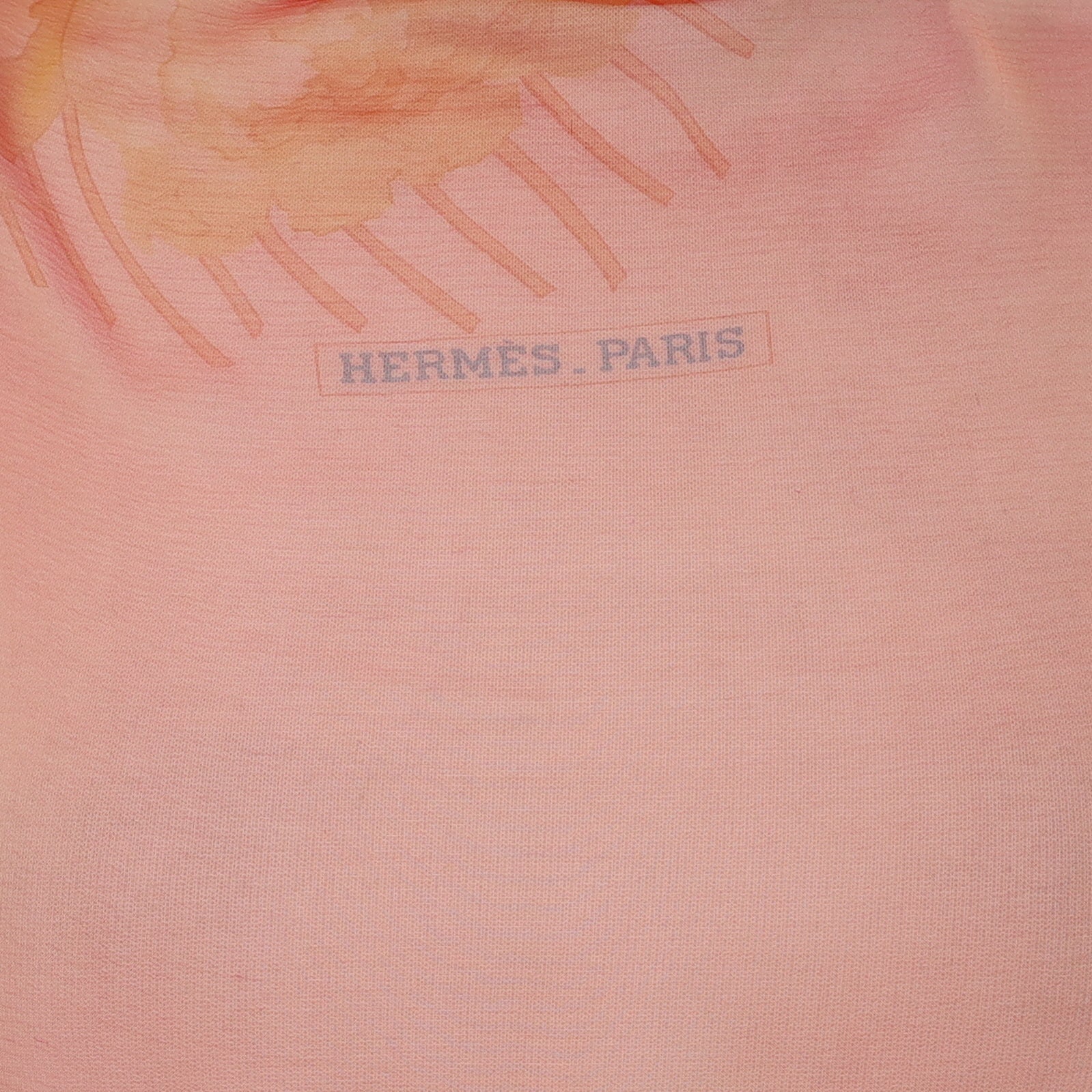 Hermès Les Pivoines Mousseline Silk Scarf
