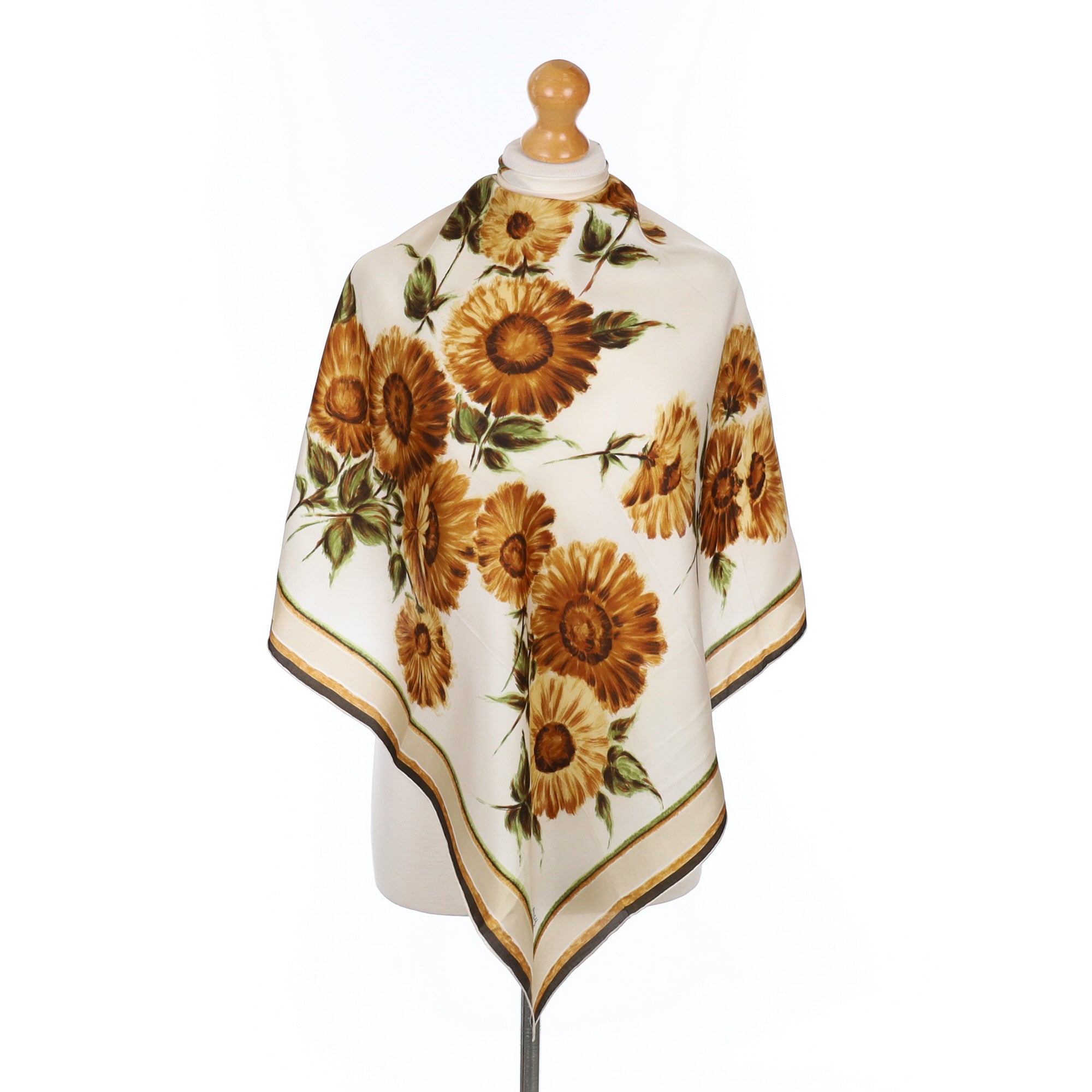 Claude D’arcy Vintage French Silk Scarf