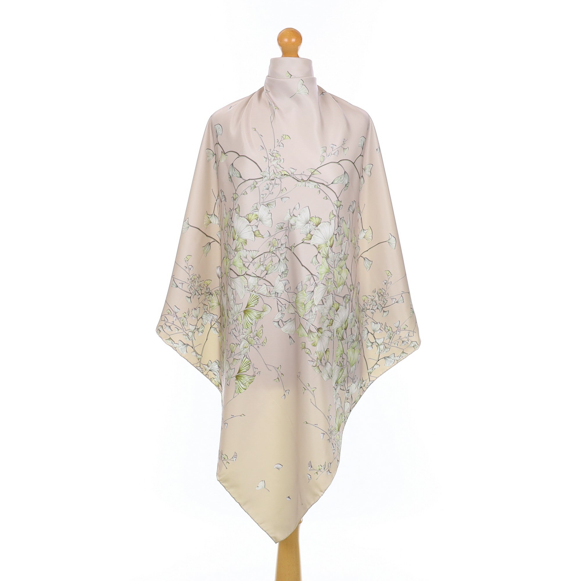 Brand New Piazza Castello Reversible Floral Silk Scarf
