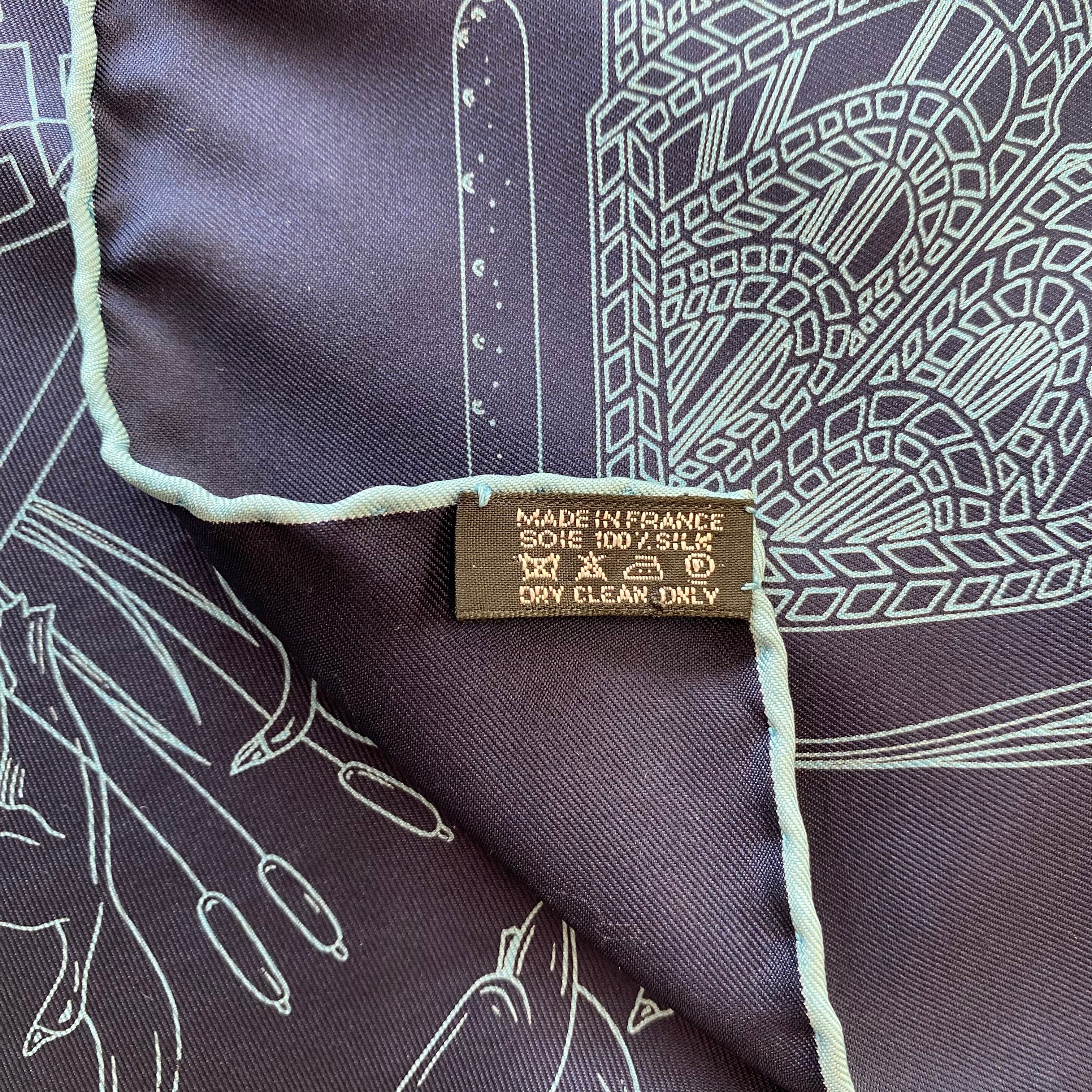 Hermès Libres Comme L’Air Silk Scarf