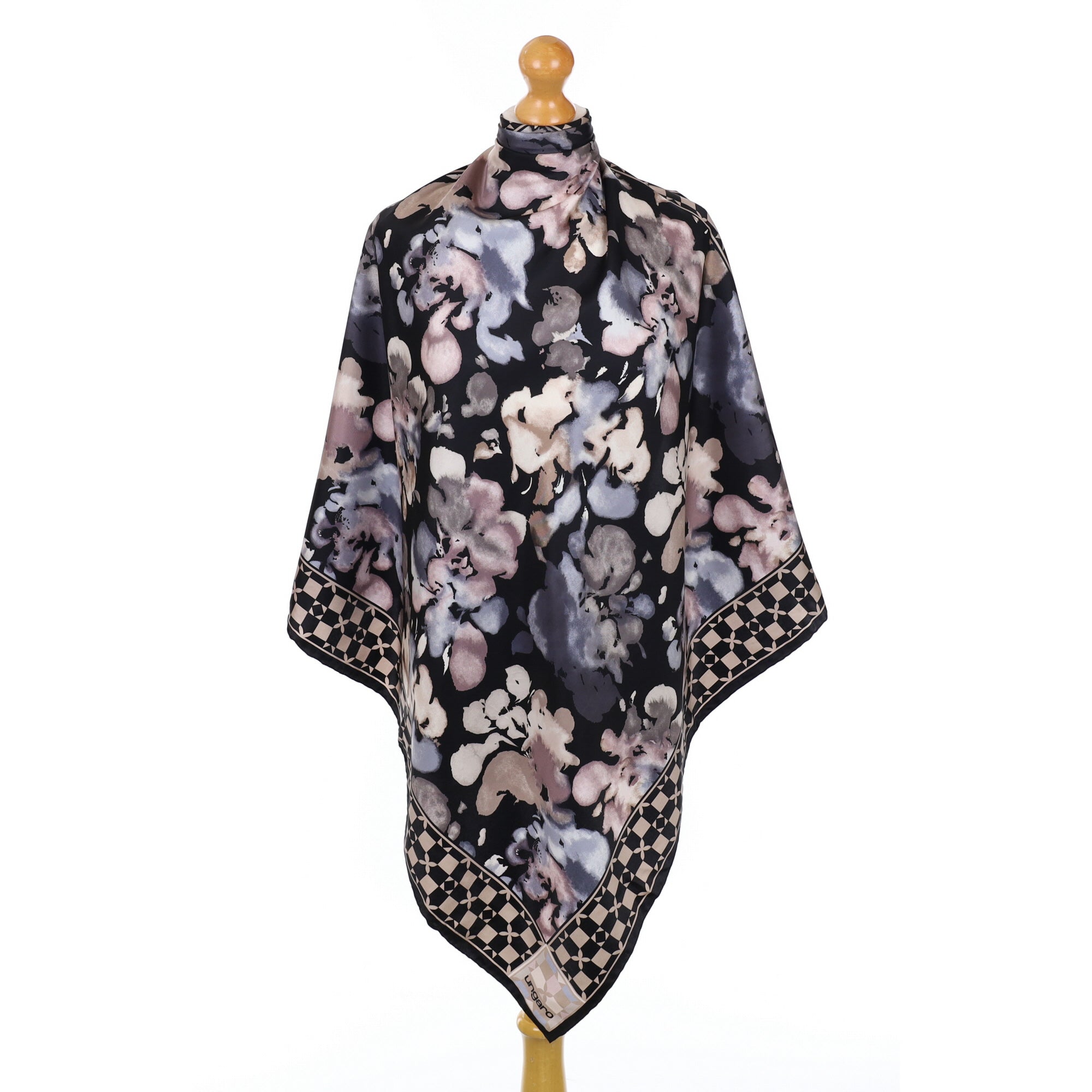 Brand New Ungaro Floral Designer Silk Scarf