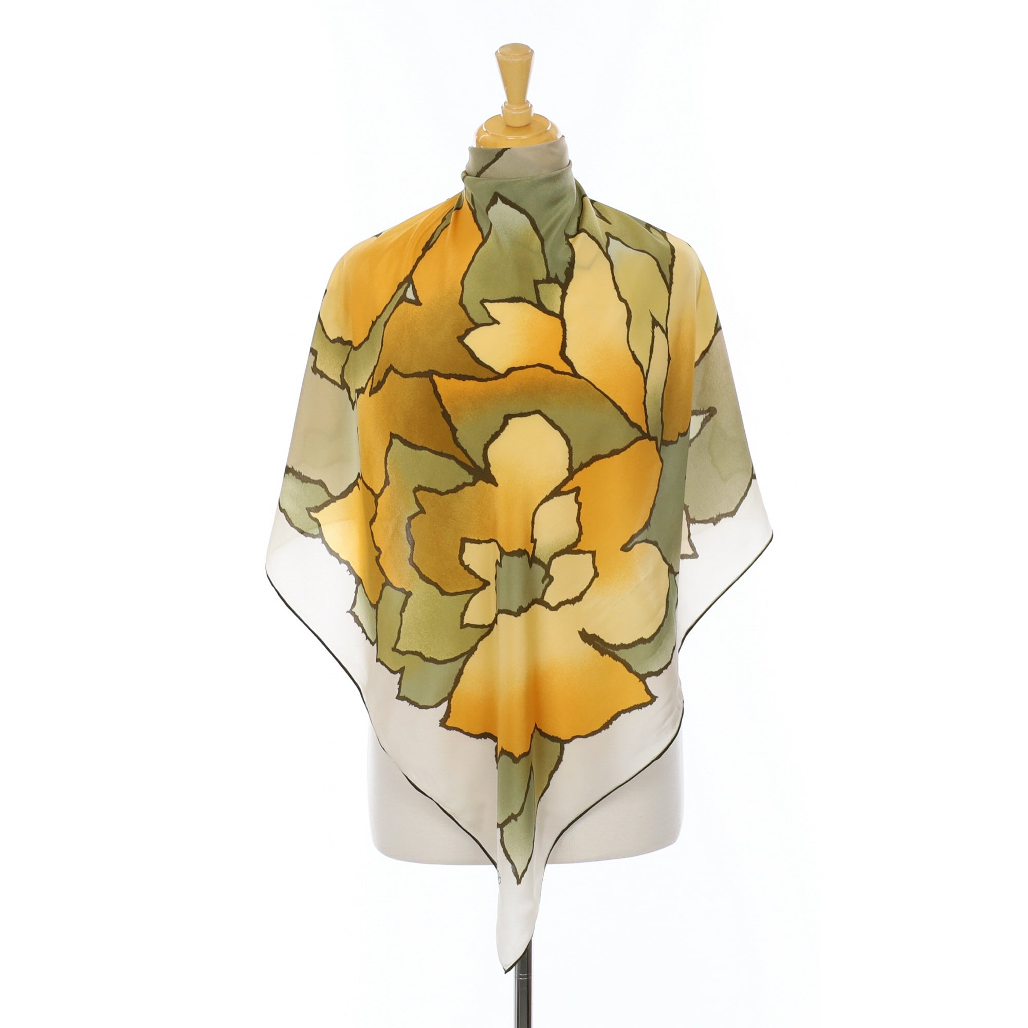 Loredano Floral Vintage Silk Scarf