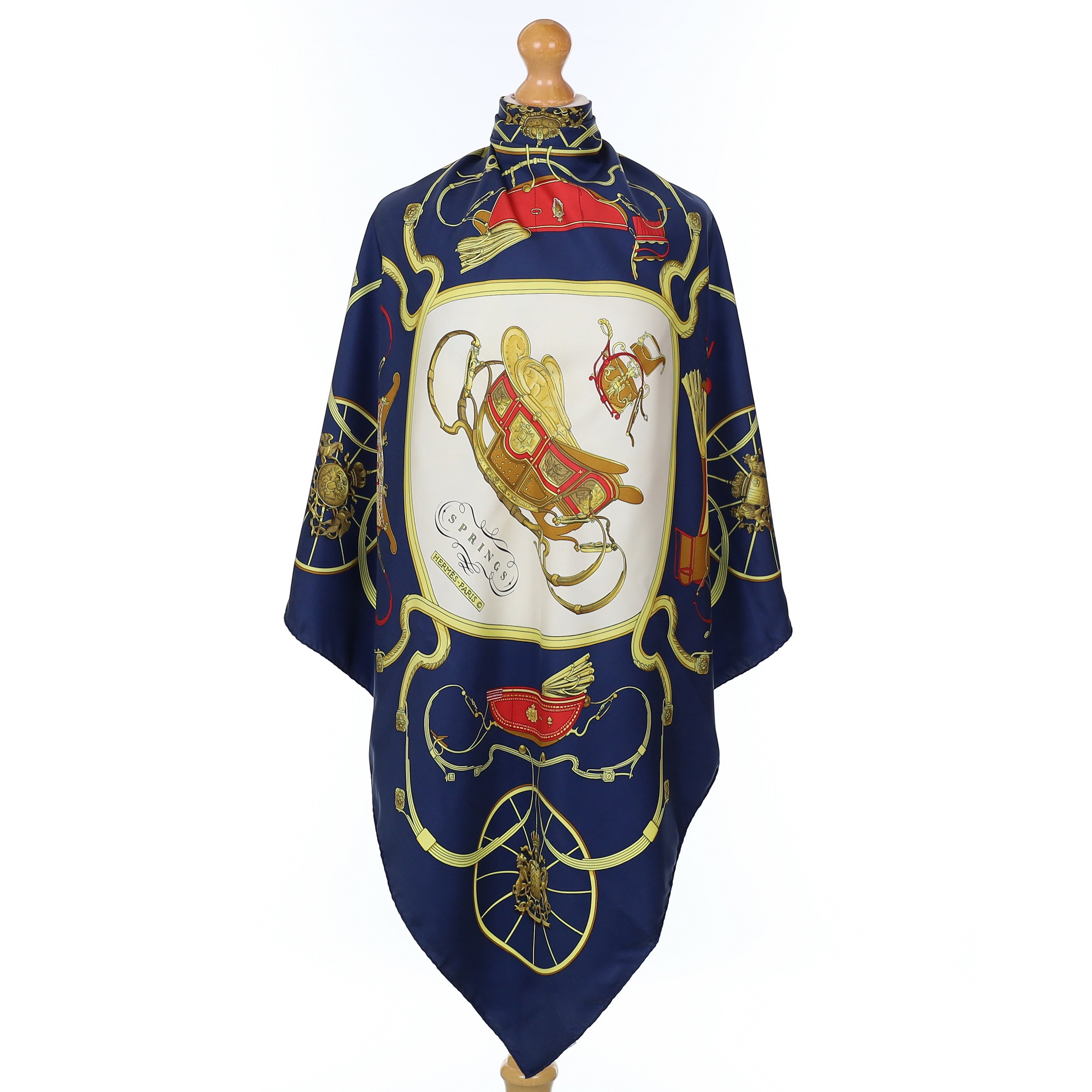 Hermès Springs Silk Scarf