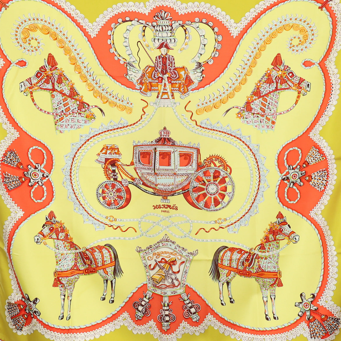 Pristine Boxed Hermès Paperole Silk Scarf Rare