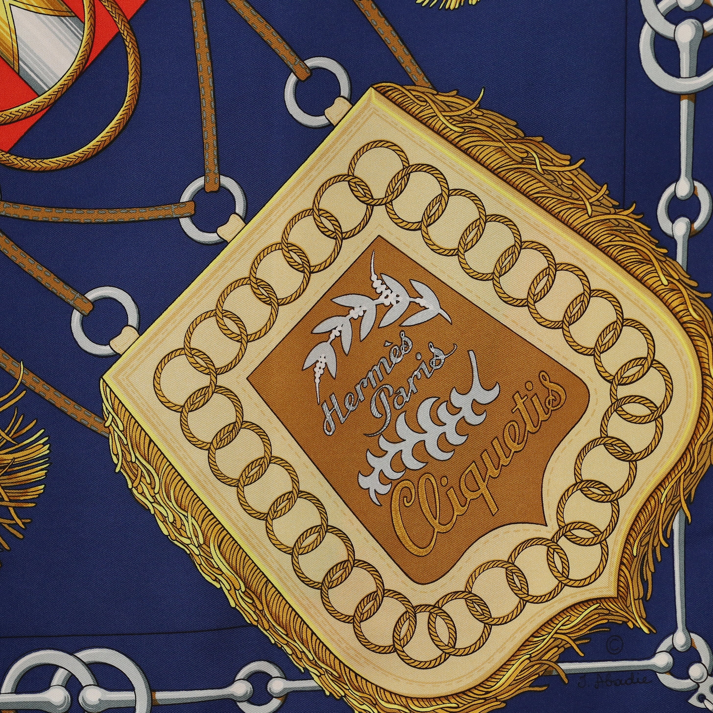 Hermès Cliquetis Silk Scarf