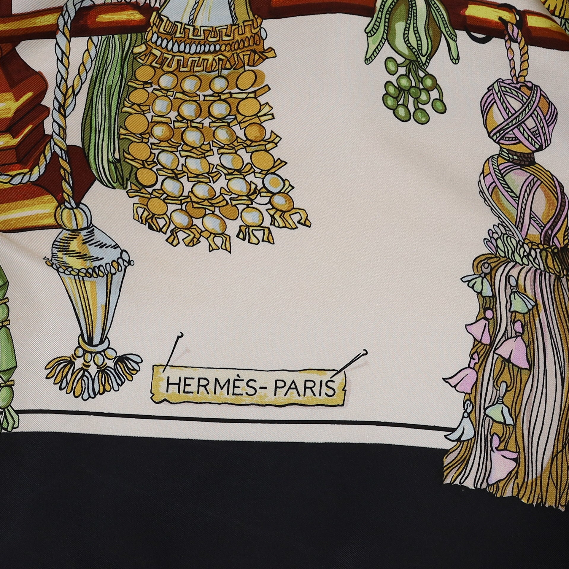Hermès Passementerie Silk Scarf