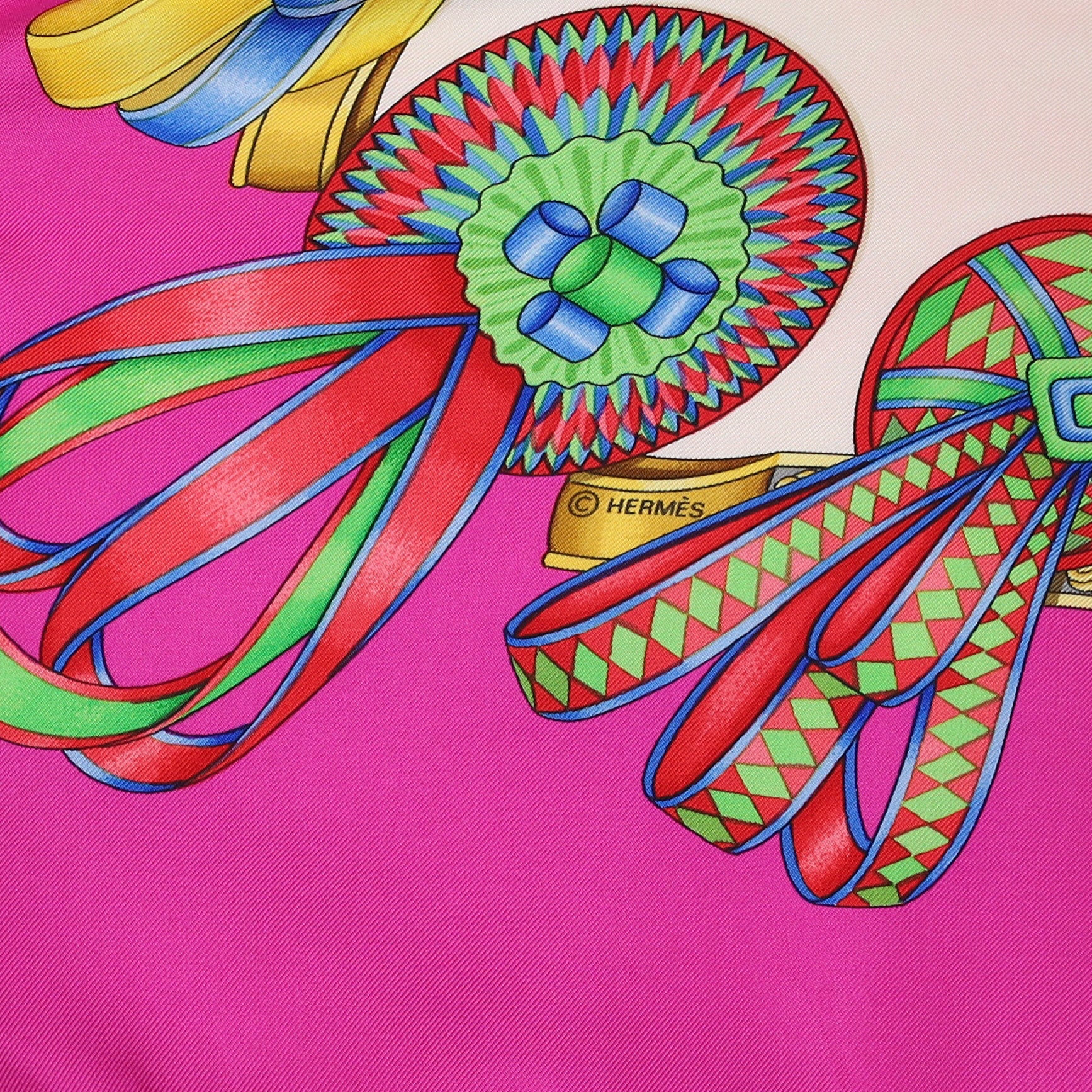 Hermès Les Rubans du Cheval Silk Scarf