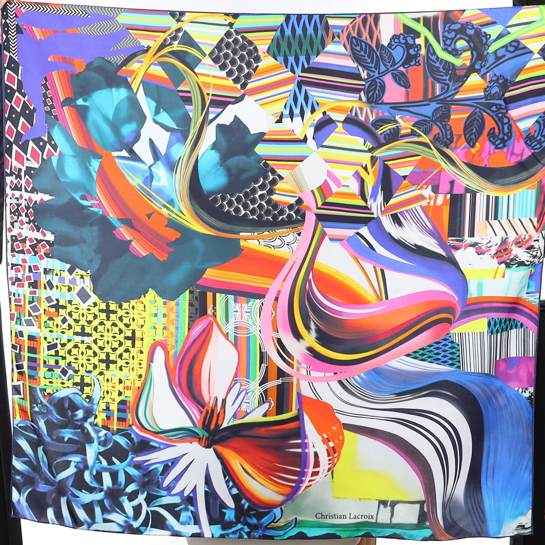 Christian Lacroix Multicoloured Silk Scarf