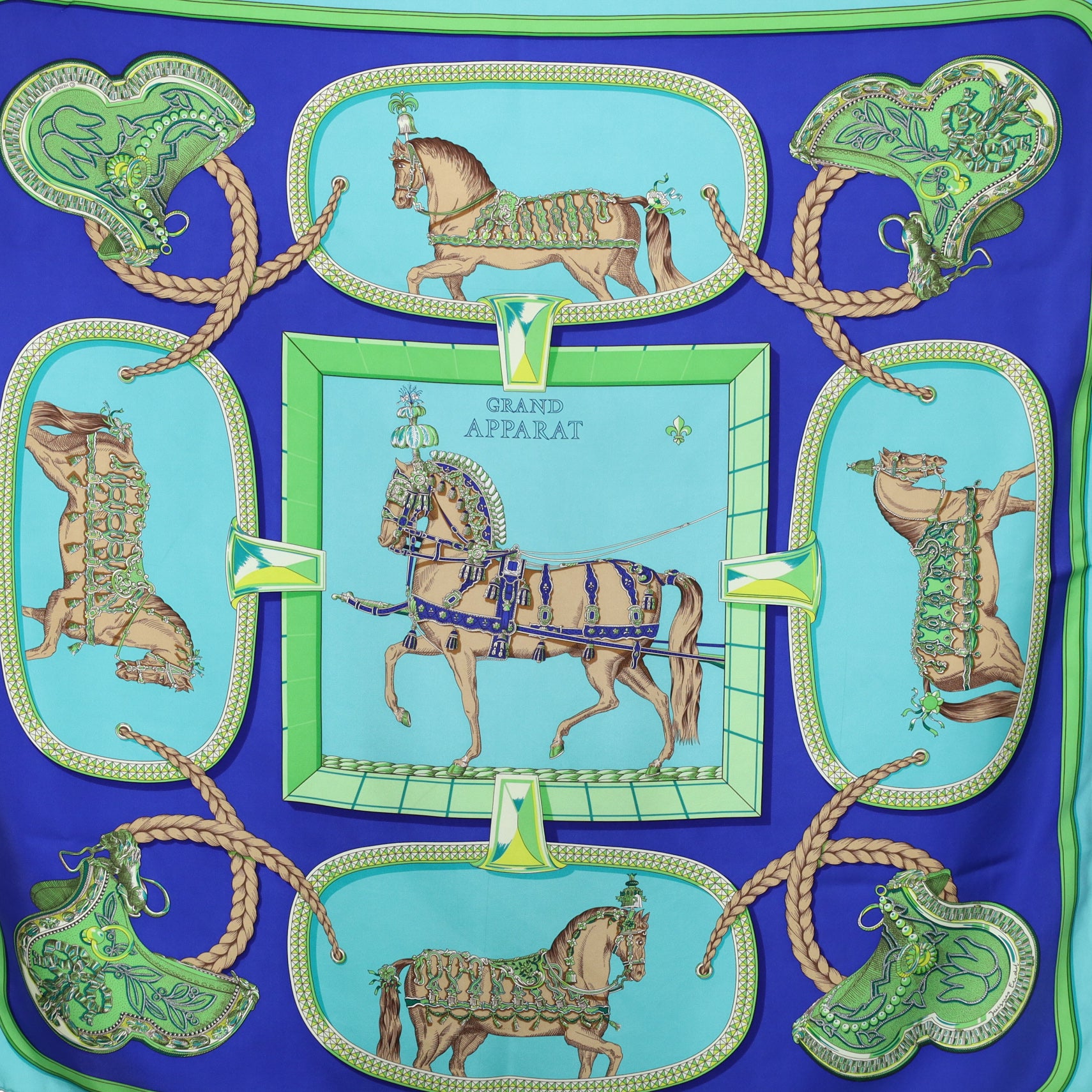 Hermès Grand Apparat Silk Scarf