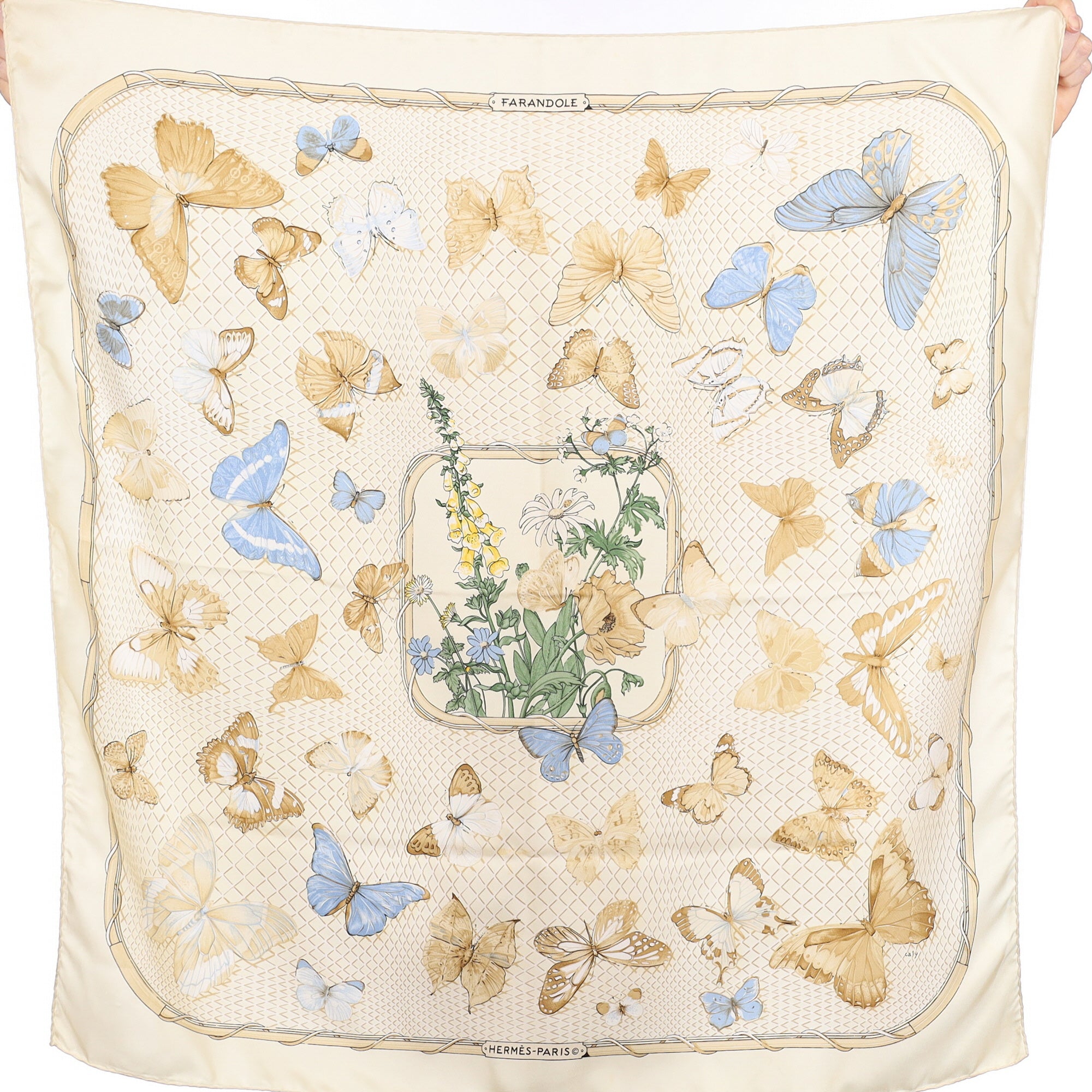 Hermès Farandole Silk Scarf Rare