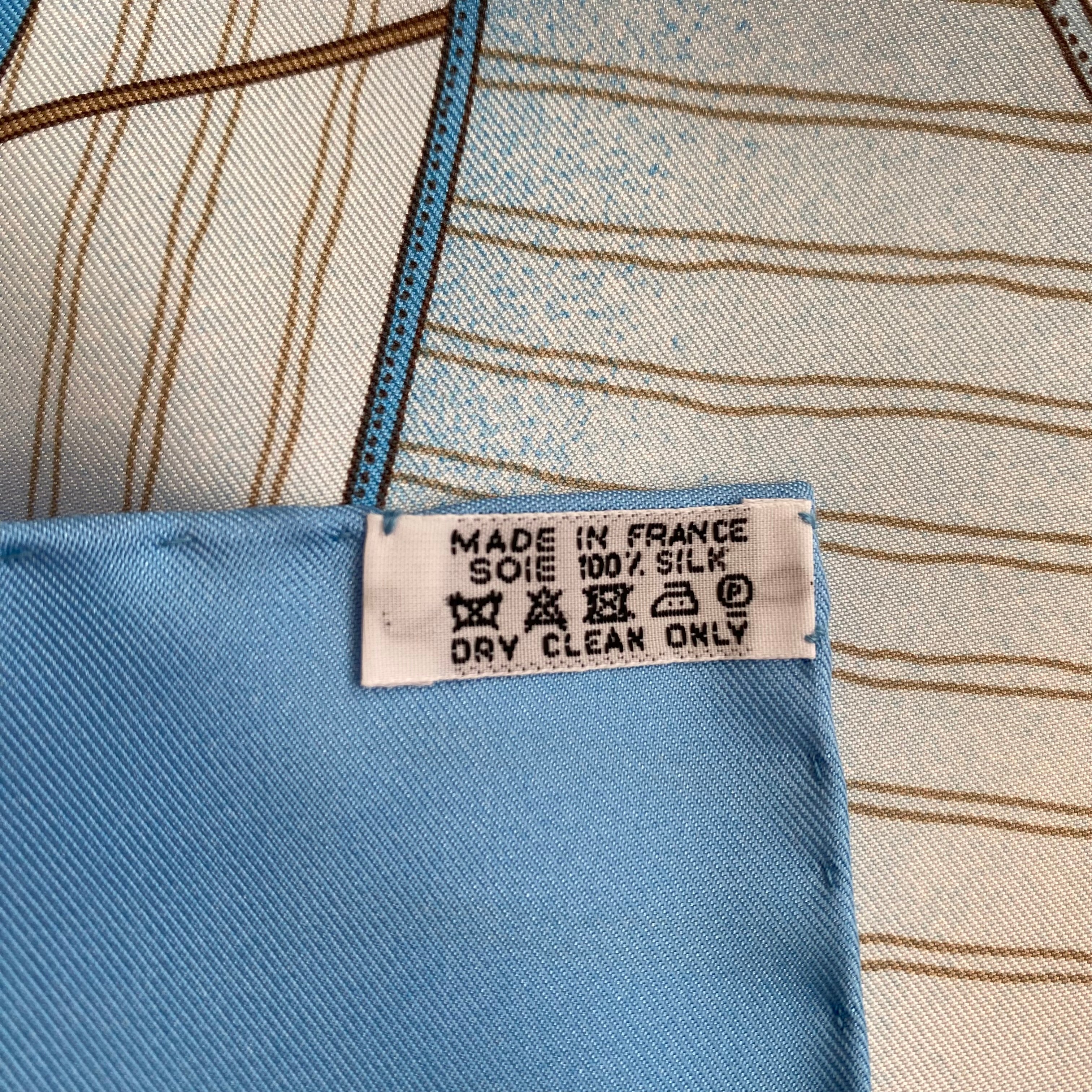 Pristine Boxed Hermès Royal Yacht Squadron Bicentenary Silk Scarf