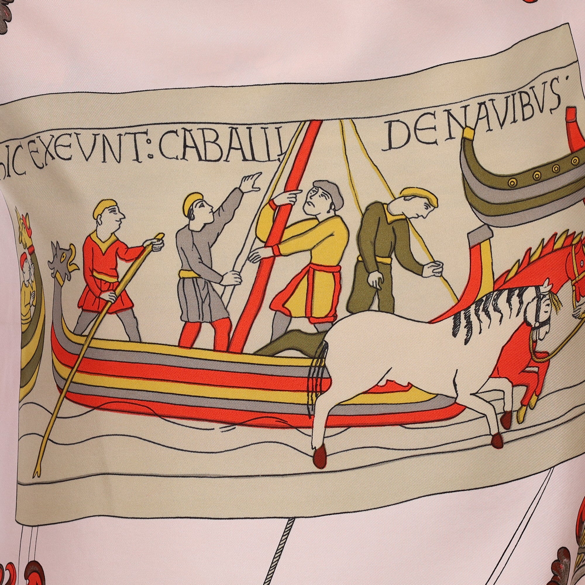 Hermès Les Normands Silk Scarf