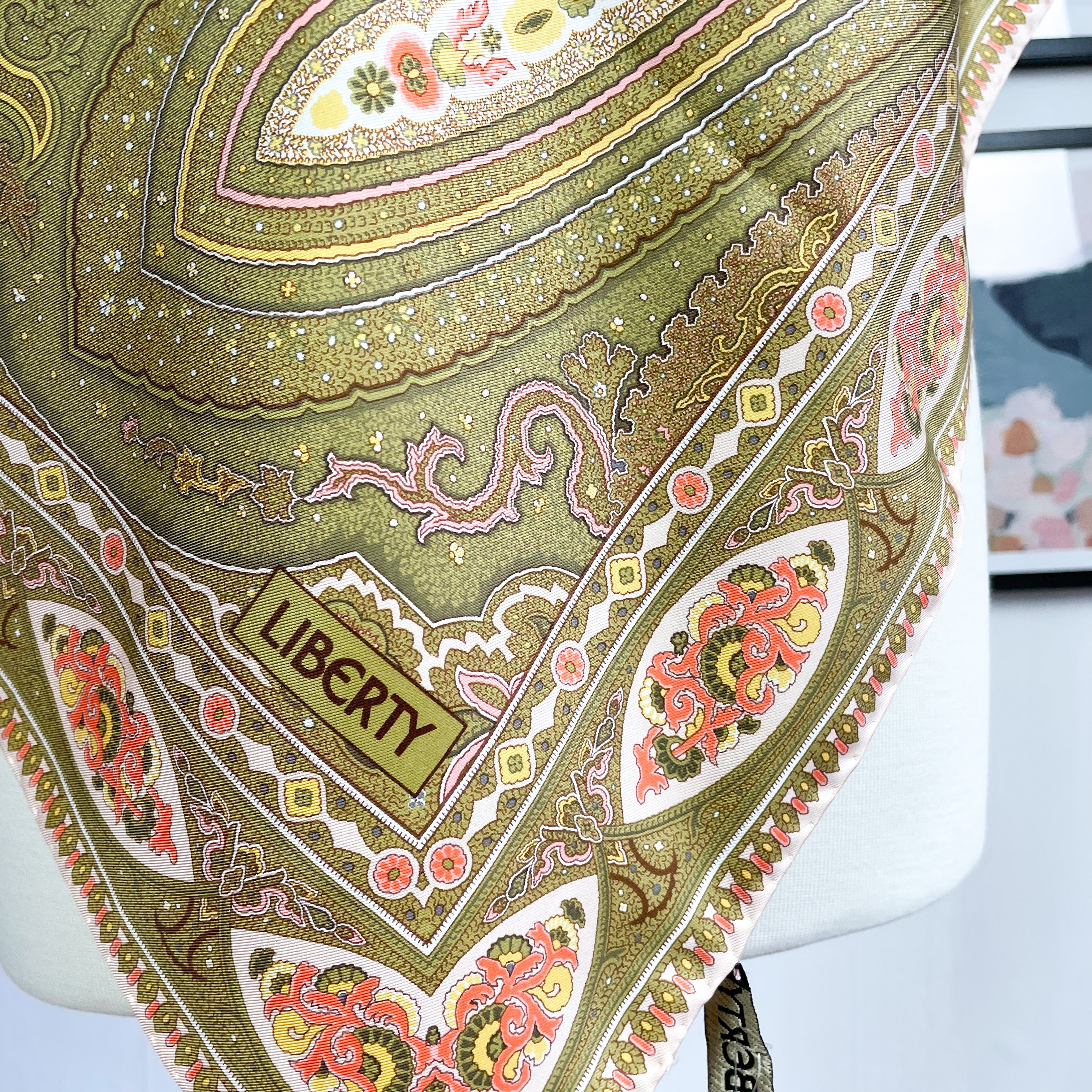 Brand New Large Liberty Designer Silk Scarf