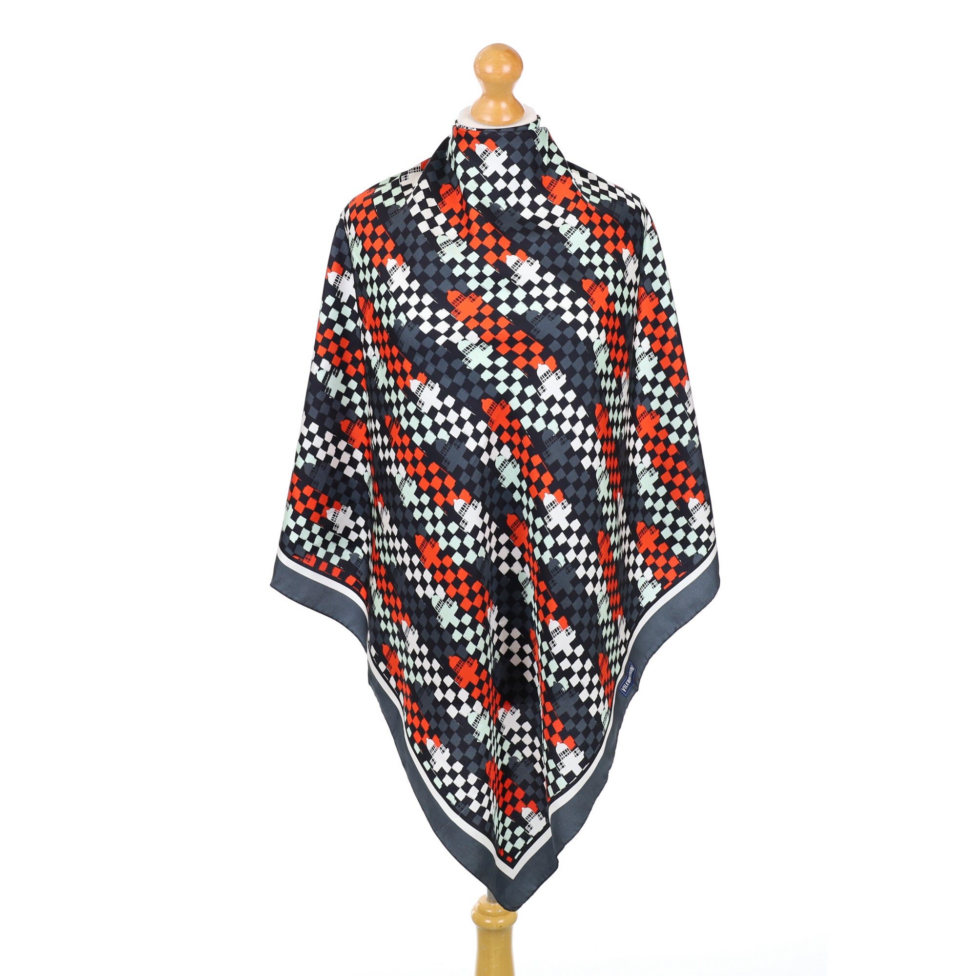 Brand New Vilebrequin Abstract Silk Scarf
