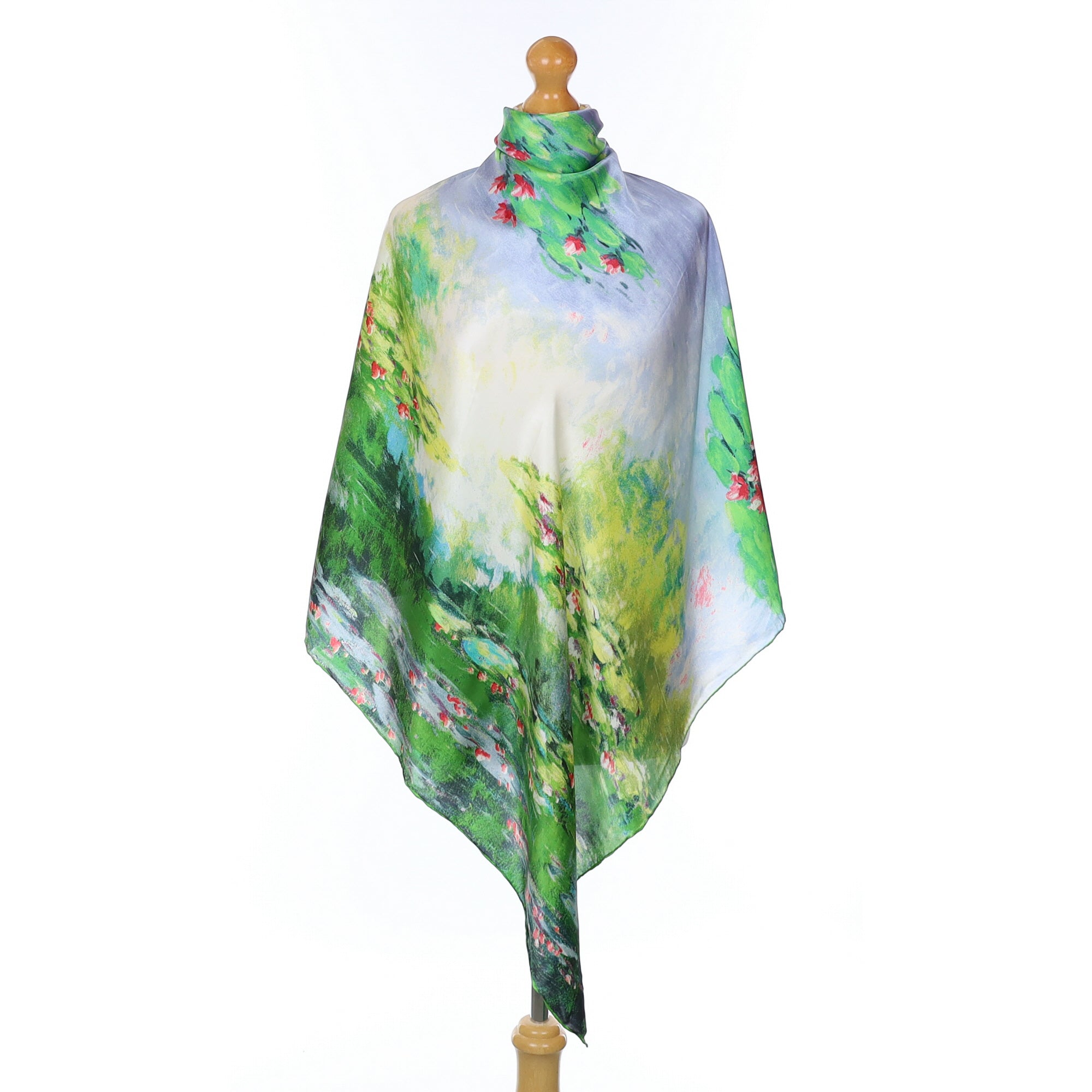 Lilly Pond Design Silk Scarf