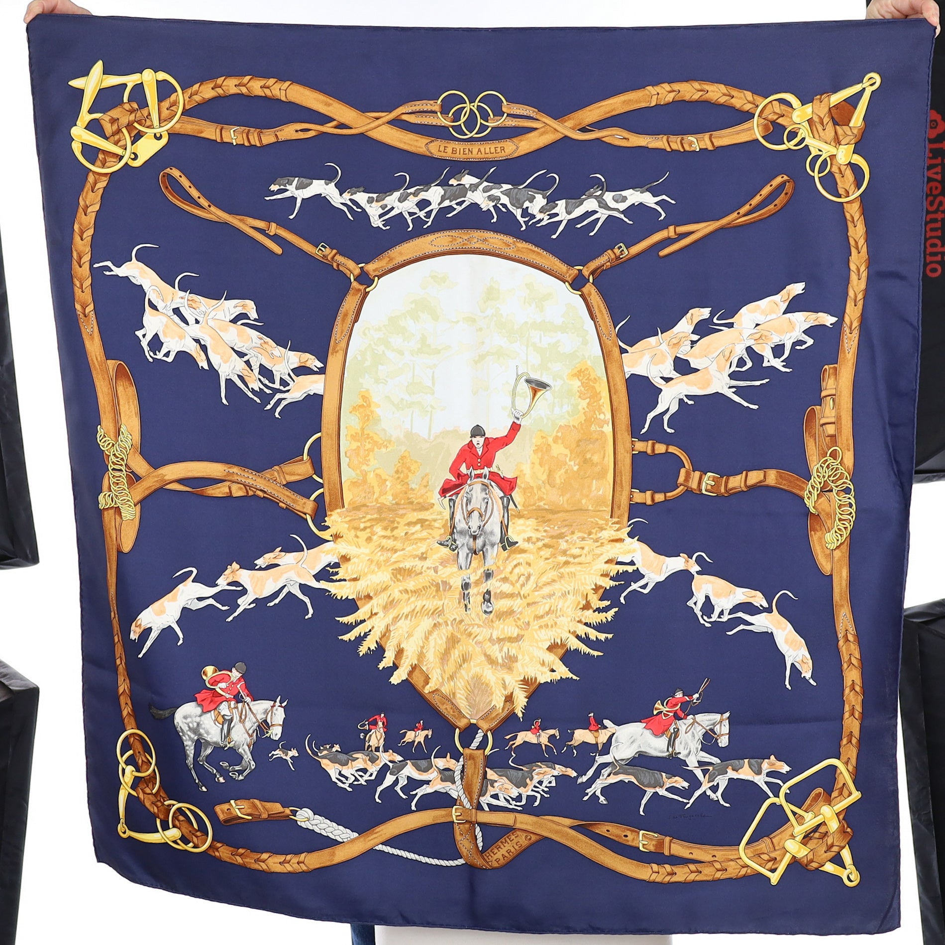 Hermès Le Bien Aller Silk Scarf