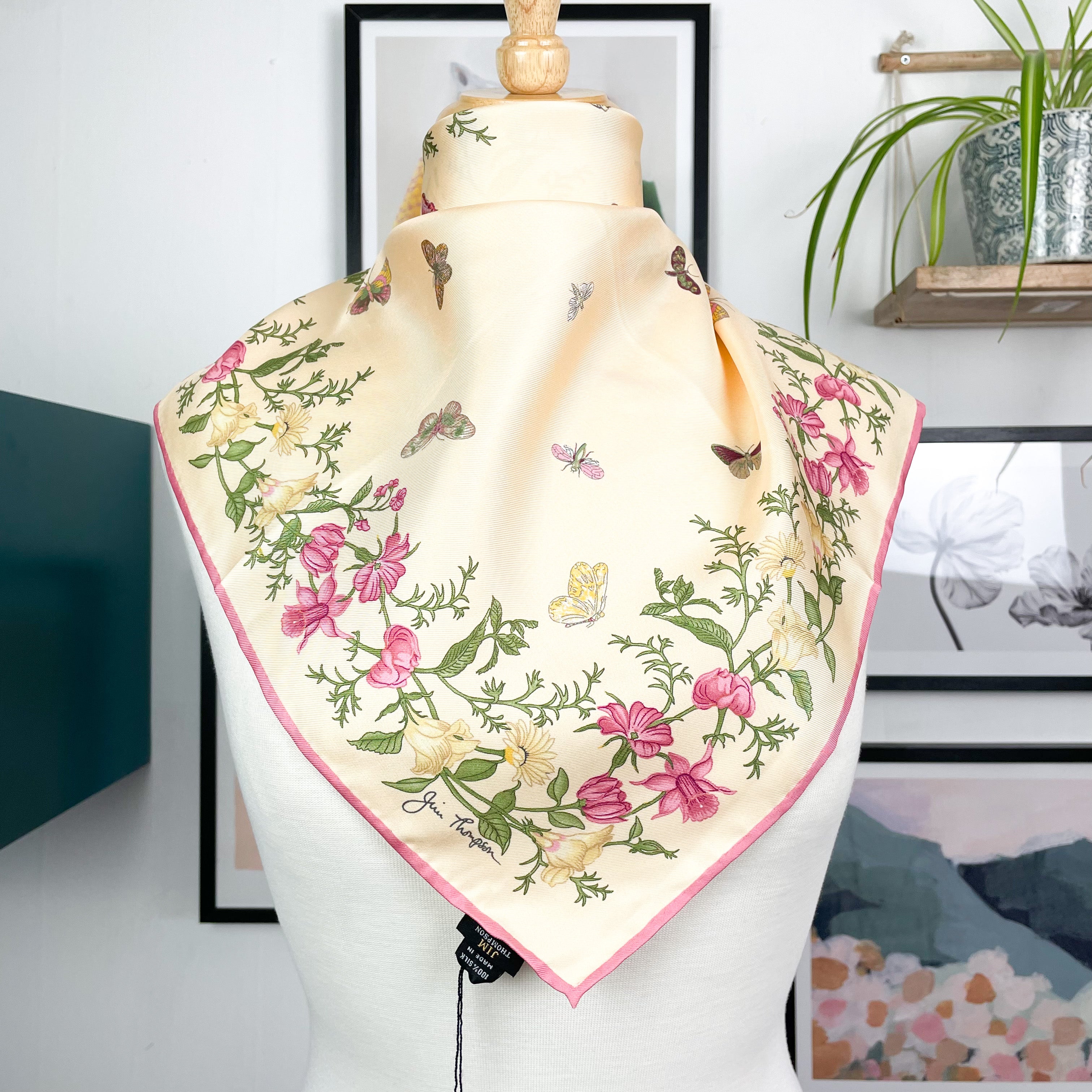 Brand New Jim Thompson Designer Silk Scarf