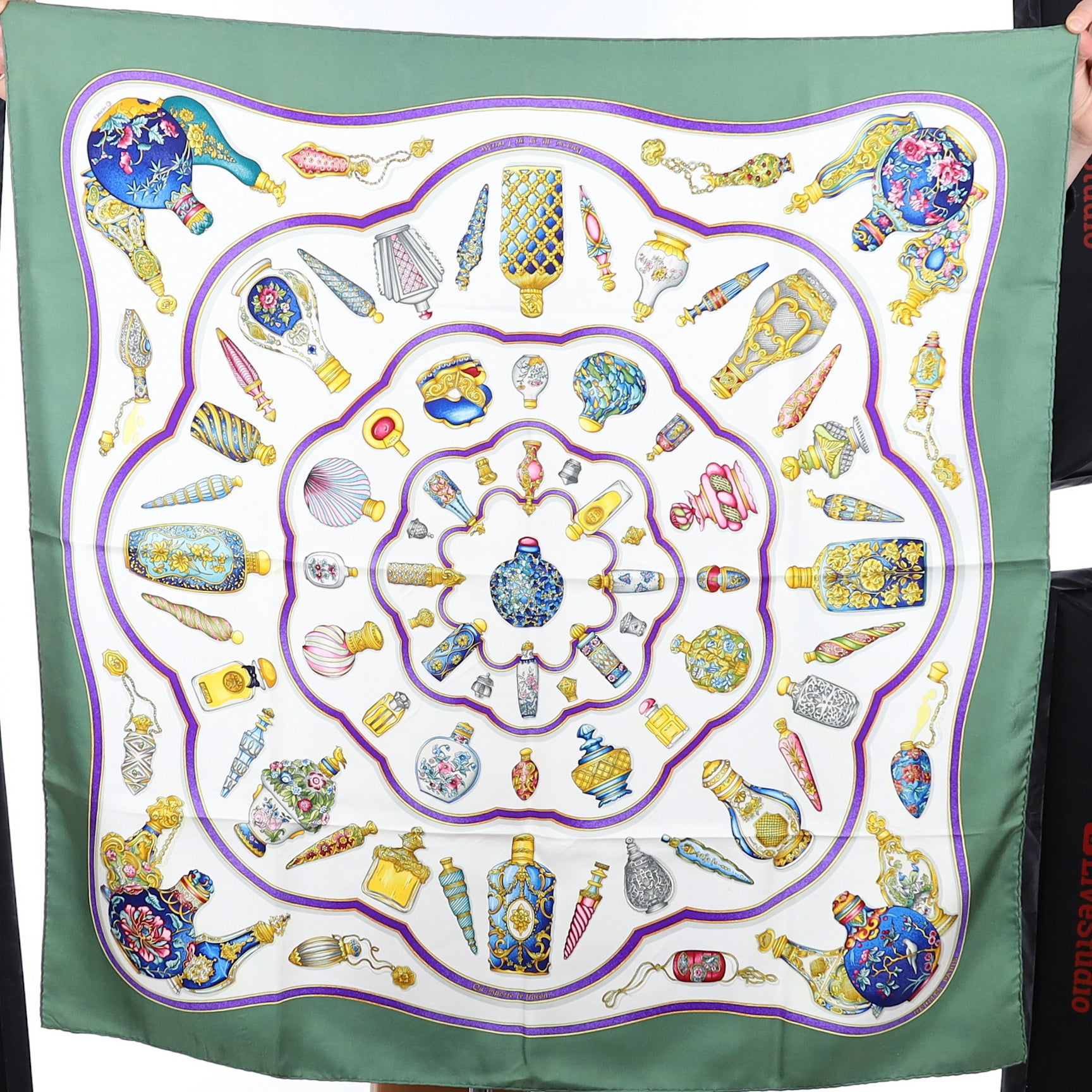 Hermès Qu’ Importe le Flacon Silk Scarf