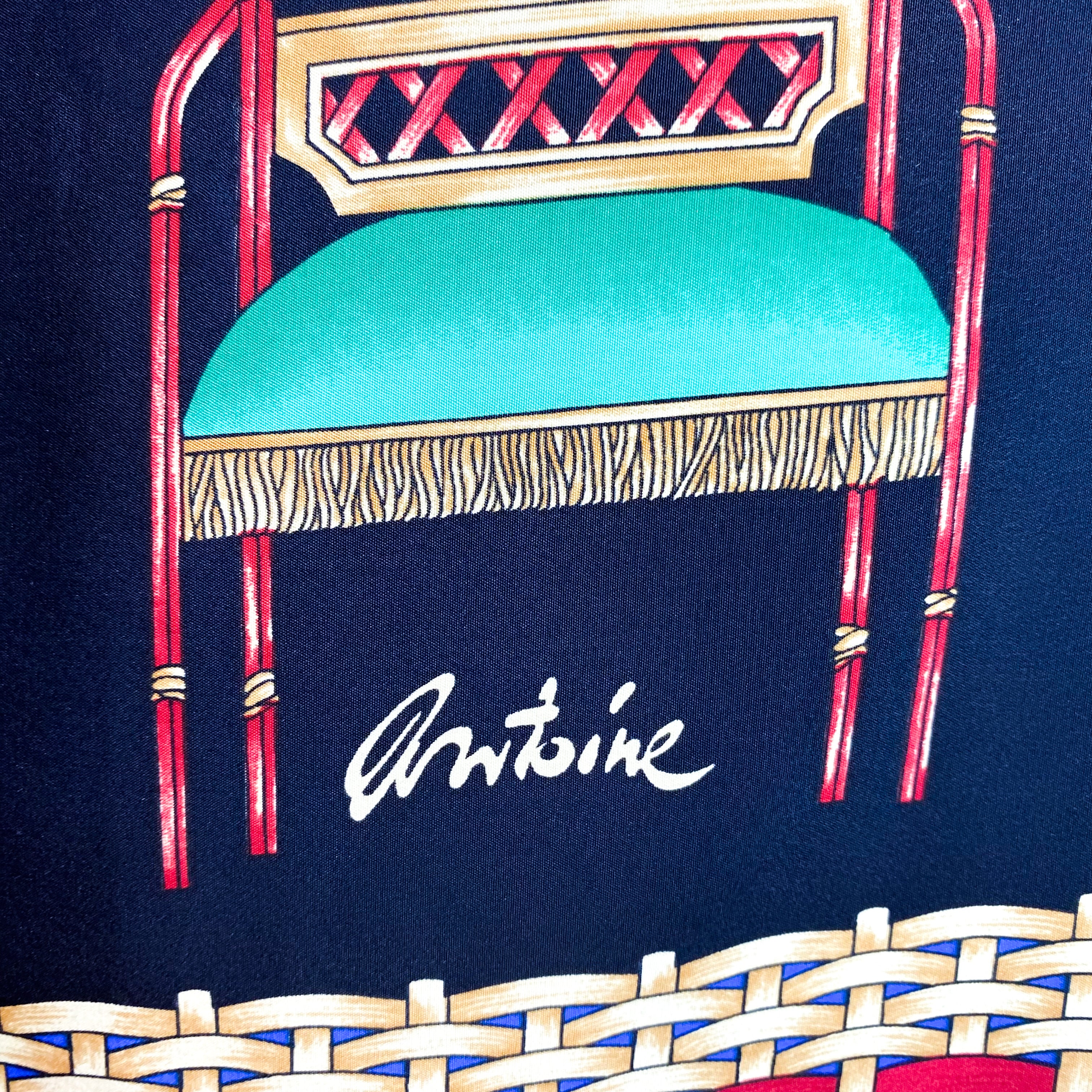 Antonie Vintage Silk Scarf