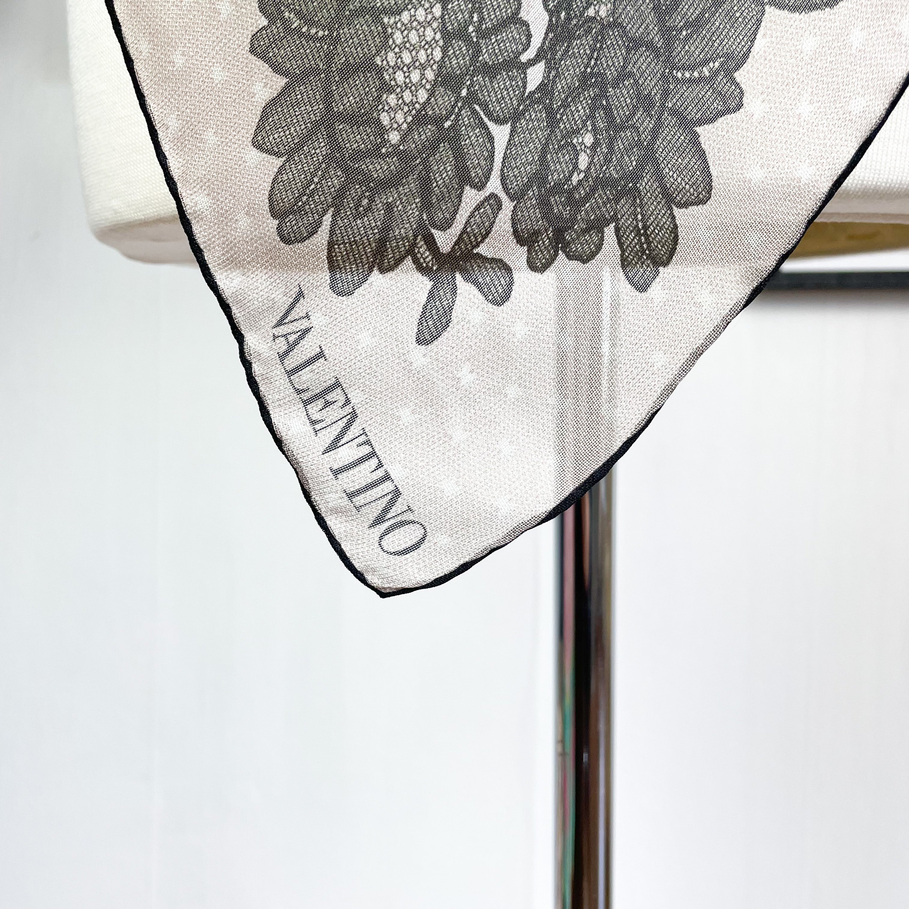 Stunning Valentino Italian Designer Silk Scarf