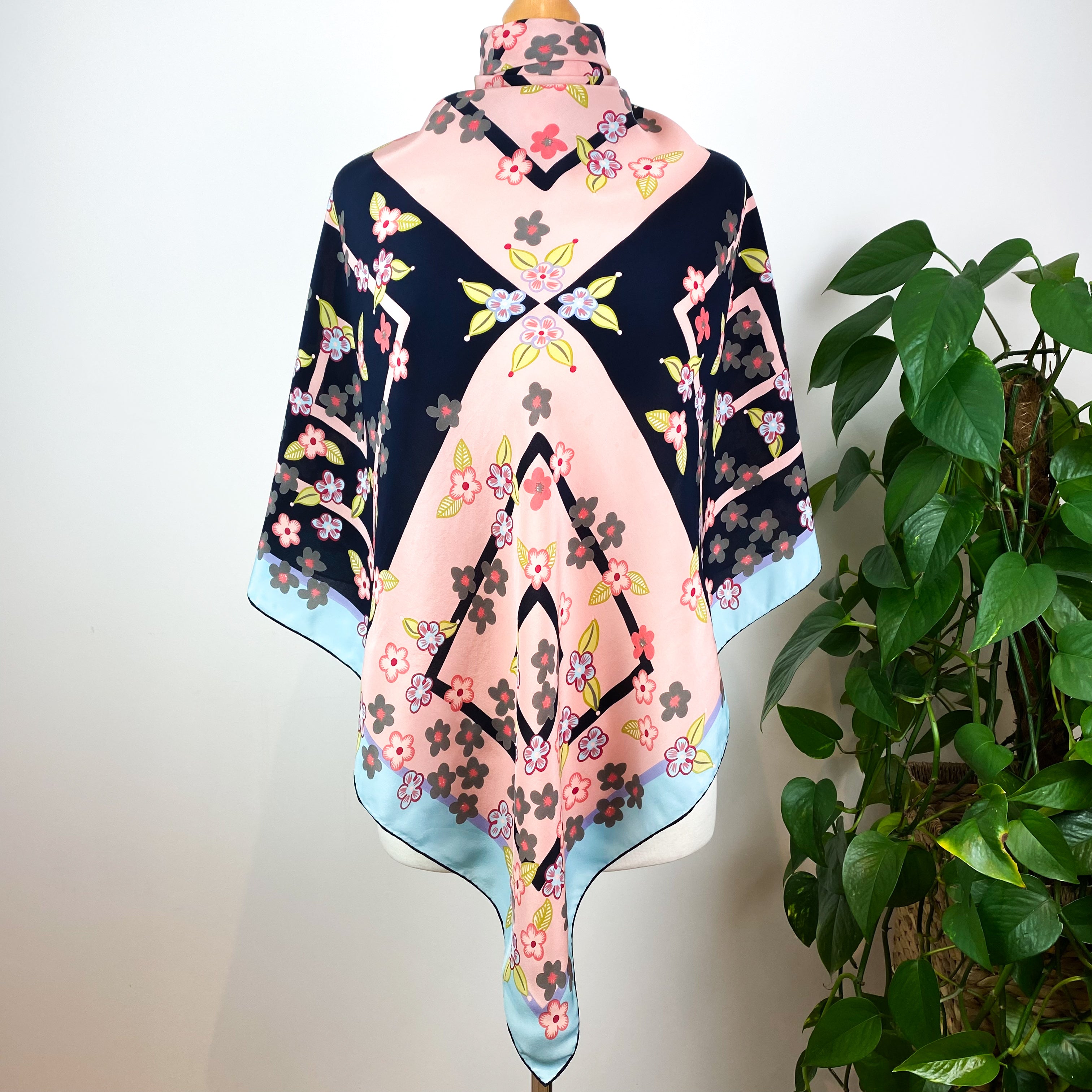 Striking Cacharel Vintage Silk Scarf
