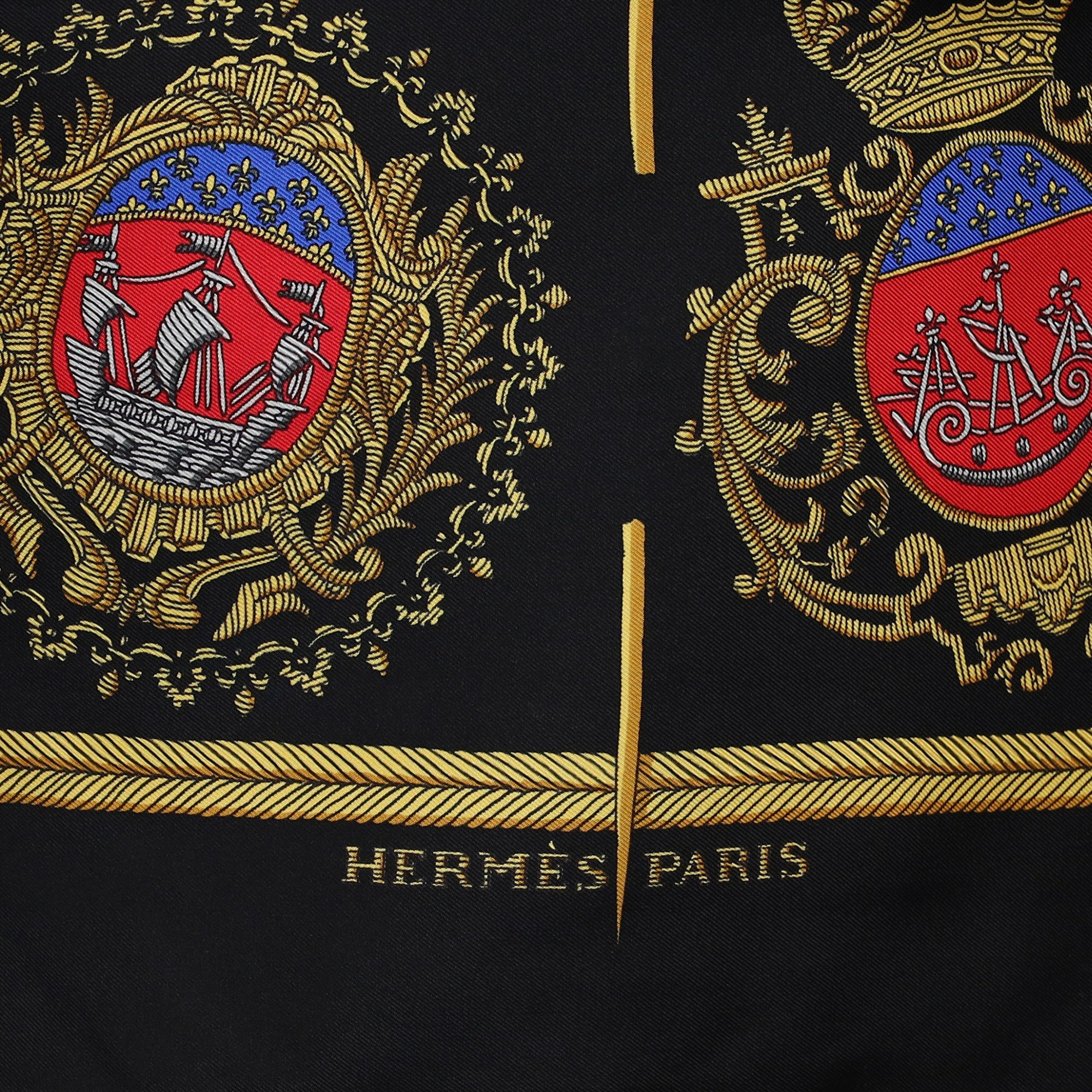 Hermès Les Arms de Paris Silk Scarf