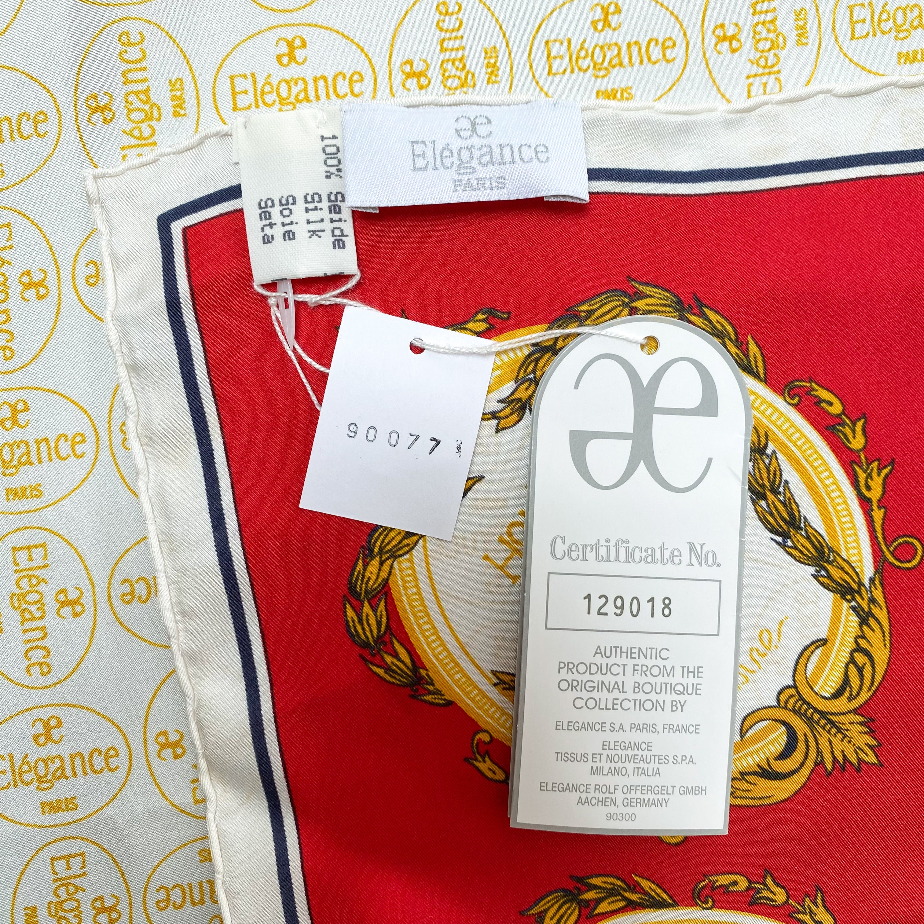 Brand New Elegance Paris Cities Silk Scarf