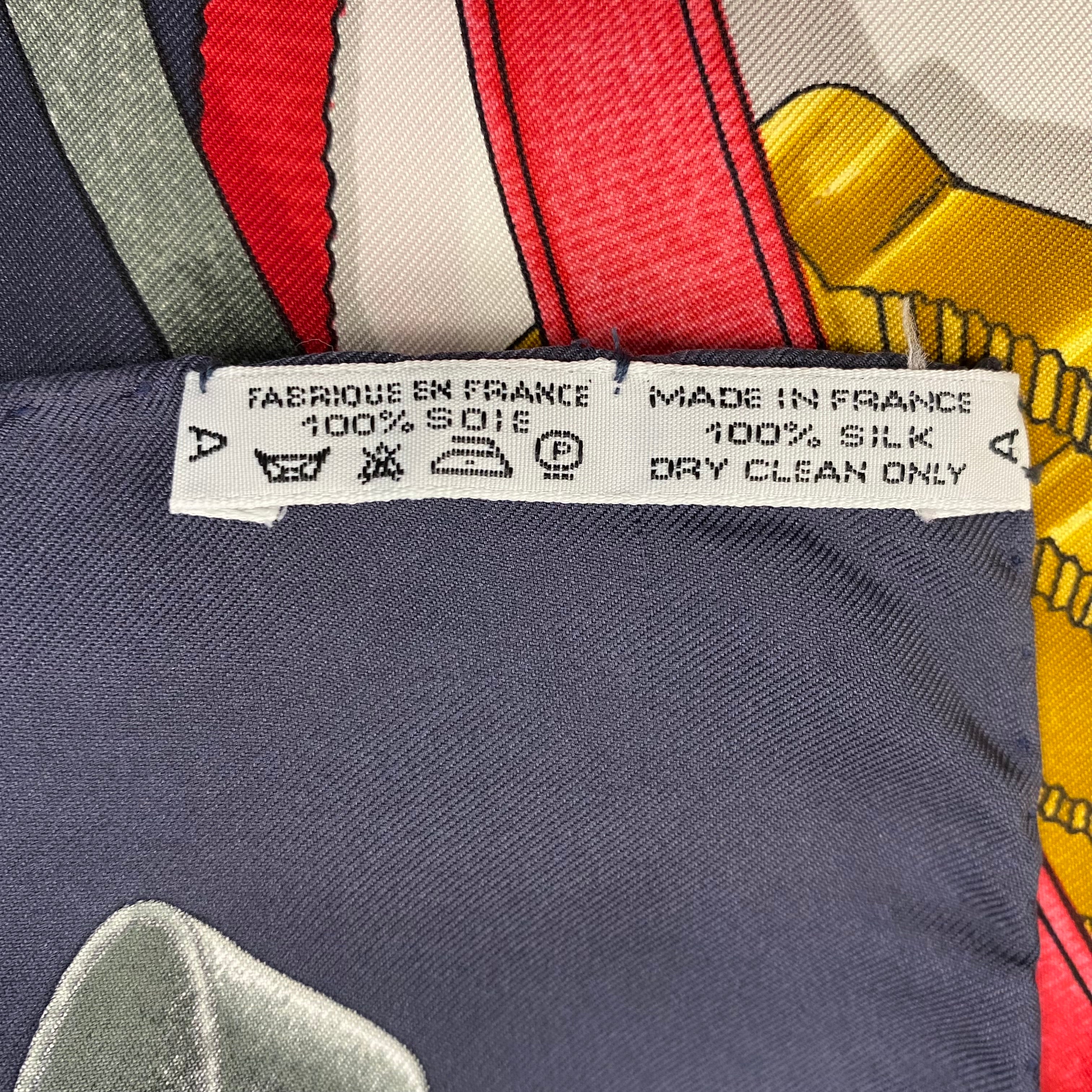 Boxed Hermès Grand Manége Silk Scarf